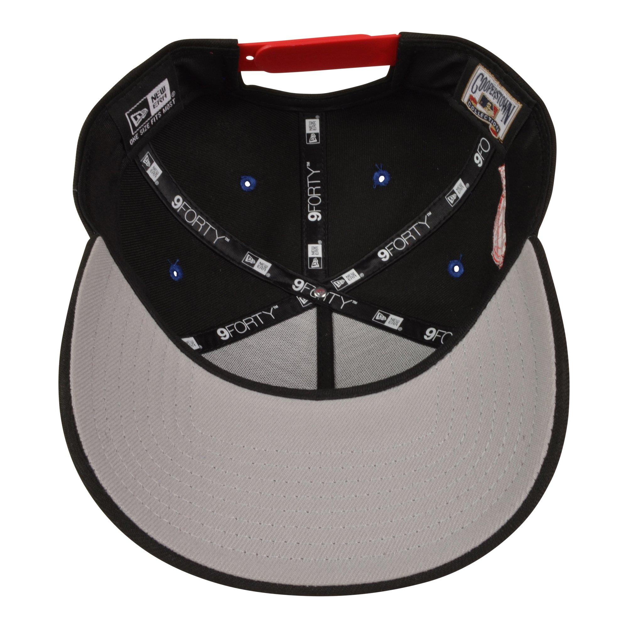 New Era Atlanta Braves 9FORTY A-Frame Rare Air Snapback Hat - Black/Red/Blue - BLACK/RED/BLUE Thumbnail View 5