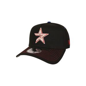 New Era Houston Astros 9FORTY A-Frame Rare Air Snapback Hat-Black/Red/Blue