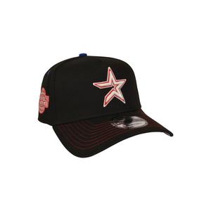 New Era Houston Astros 9FORTY A-Frame Rare Air Snapback Hat-Black/Red/Blue