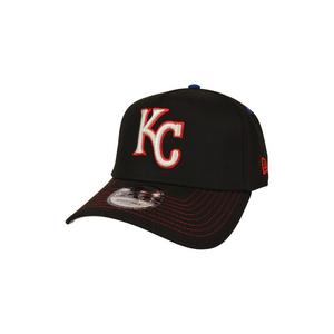 New Era Kansas City Royals 9FORTY A-Frame Rare Air Snapback Hat-Black/Red/Blue