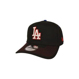 New Era Los Angeles Dodgers 9FORTY A-Frame Rare Air Snapback Hat-Black/Red/Blue