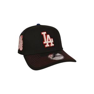 New Era Los Angeles Dodgers 9FORTY A-Frame Rare Air Snapback Hat-Black/Red/Blue