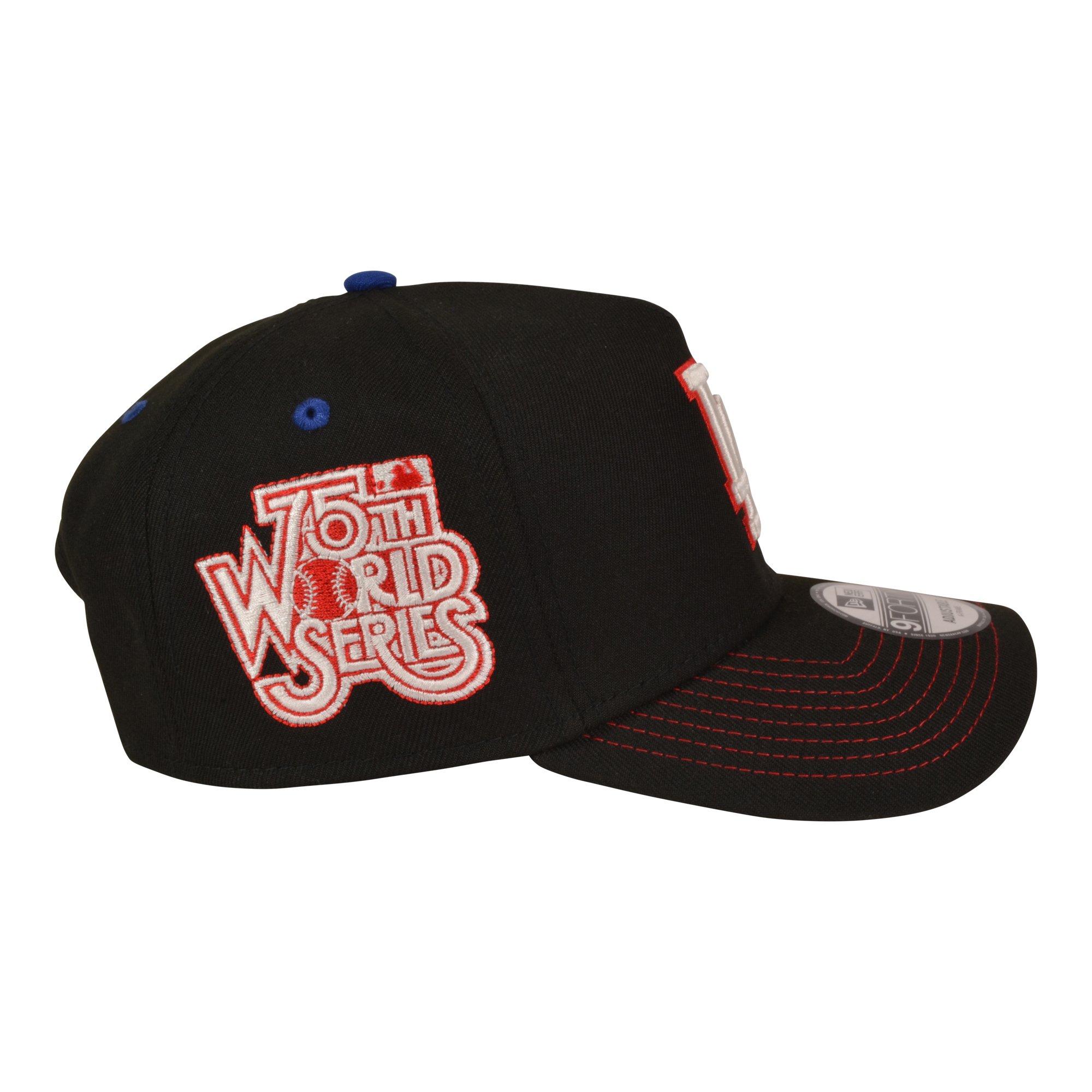 New Era Los Angeles Dodgers 9FORTY A-Frame Rare Air Snapback Hat-Black/Red/Blue