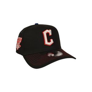New Era Cleveland Guardians 9FORTY A-Frame Rare Air Snapback Hat-Black/Red/Blue