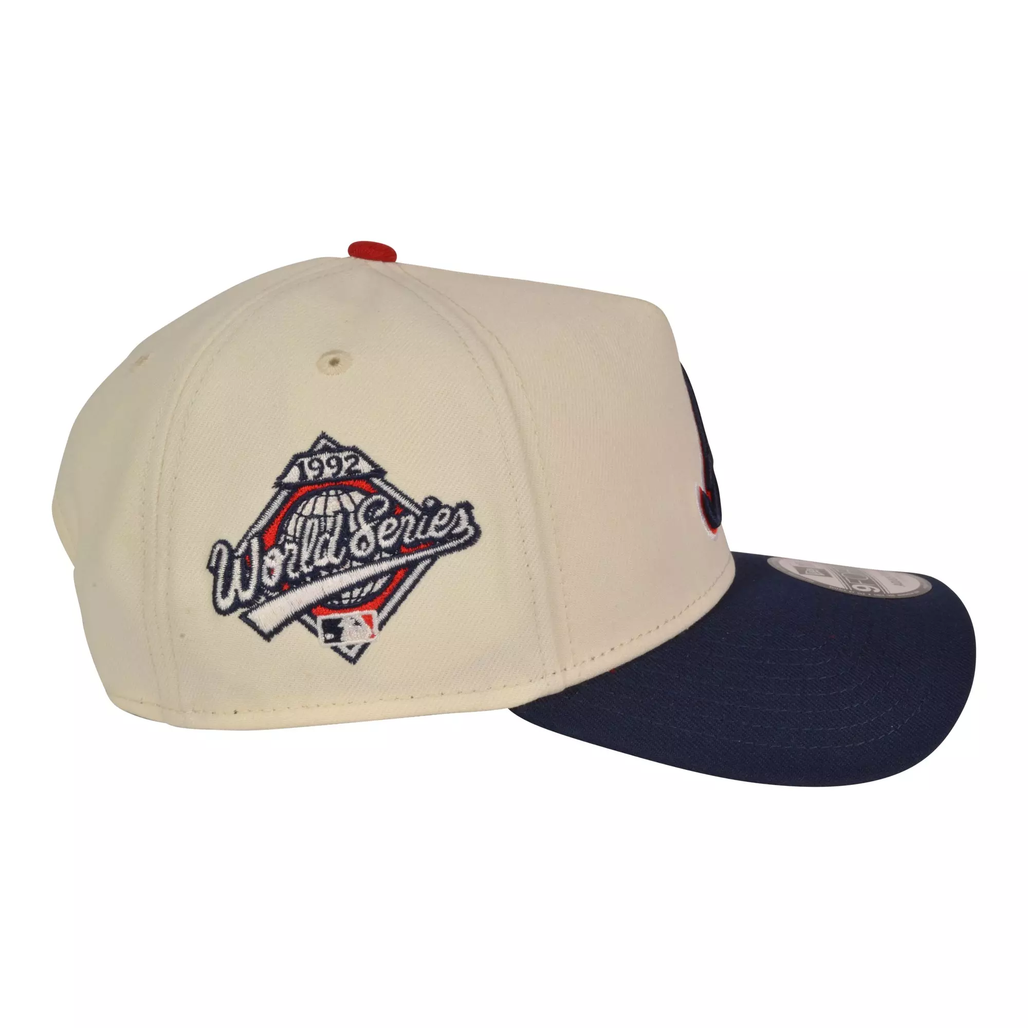New Era Atlanta Braves 9FORTY A-Frame 4th Snapback Hat-Red/Blue - RED/BLUE