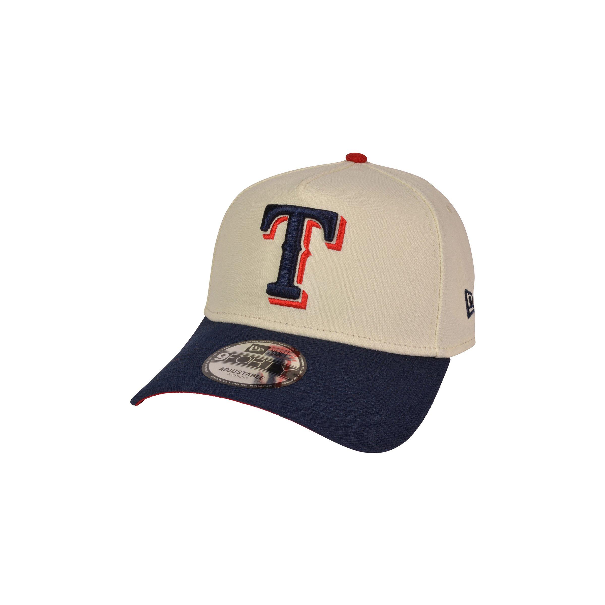 New Era Texas Rangers 9FORTY A-Frame 4th Snapback Hat-Red/Blue