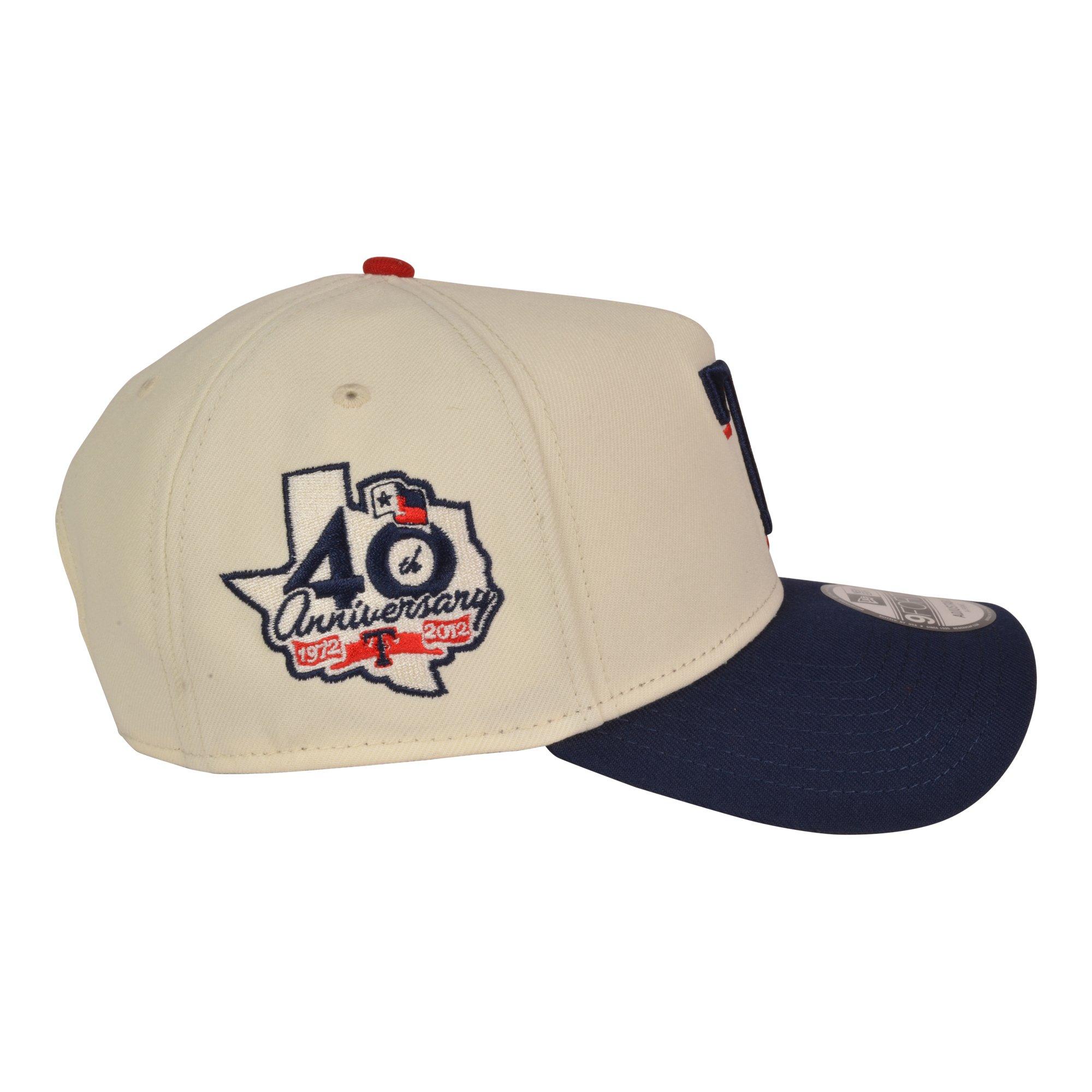 New Era Texas Rangers 9FORTY A-Frame 4th Snapback Hat-Red/Blue