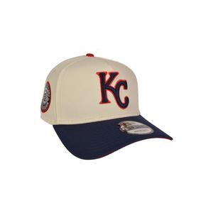 New Era Kansas City Royals 9FORTY A-Frame 4th Snapback Hat-Red/Blue