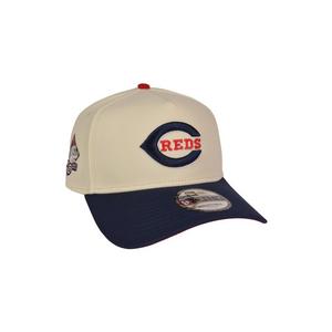 New Era Cincinnati Reds 9FORTY A-Frame 4th Snapback Hat-Red/Blue