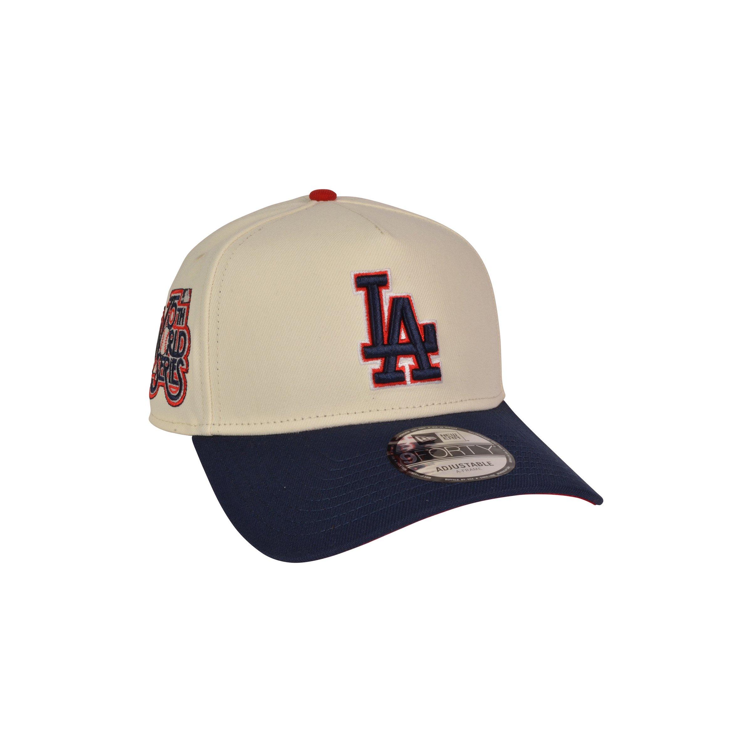 New Era Los Angeles Dodgers 9FORTY A-Frame 4th Snapback Hat-Red/Blue