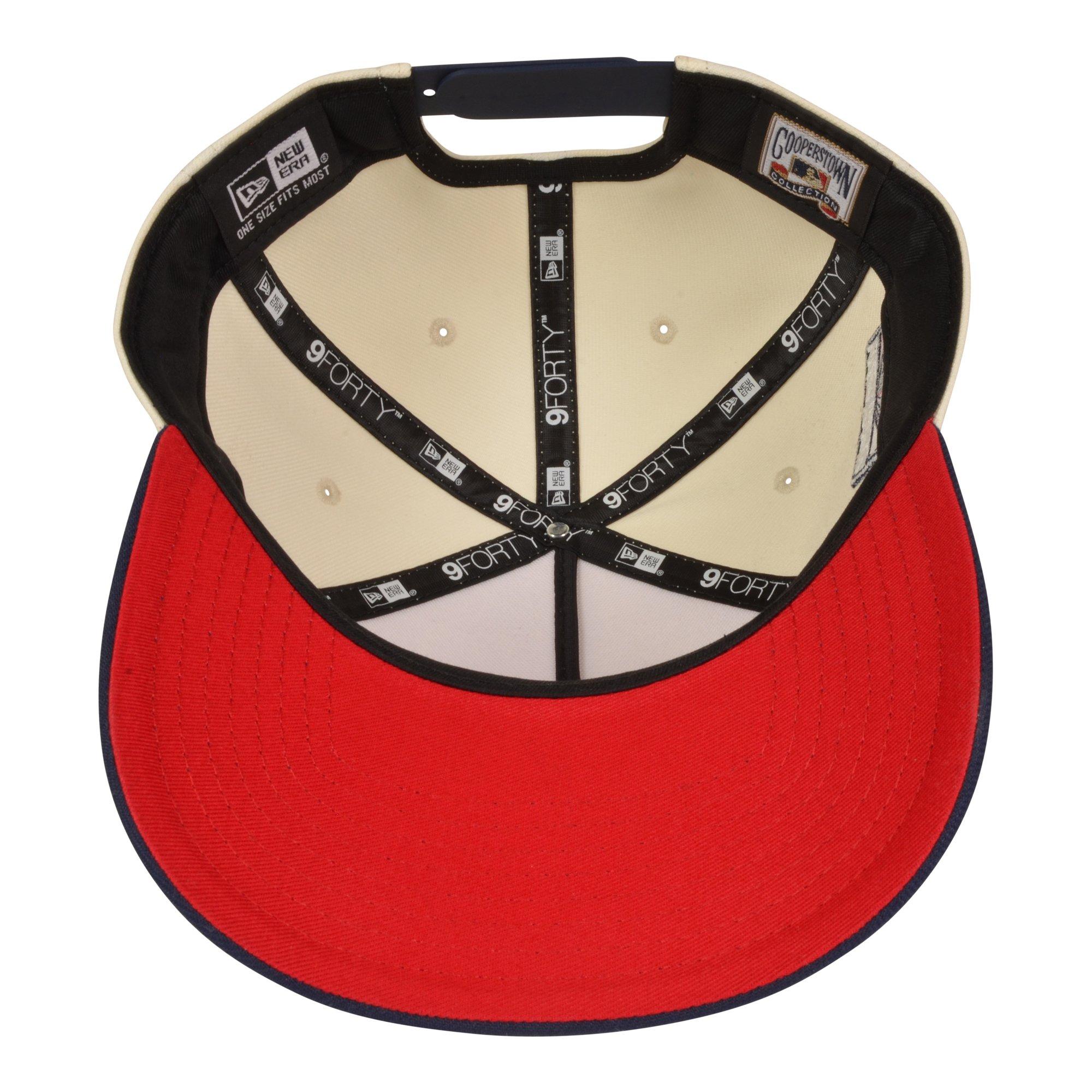 New Era Milwaukee Brewers 9FORTY A-Frame 4th Snapback Hat-Red/Blue