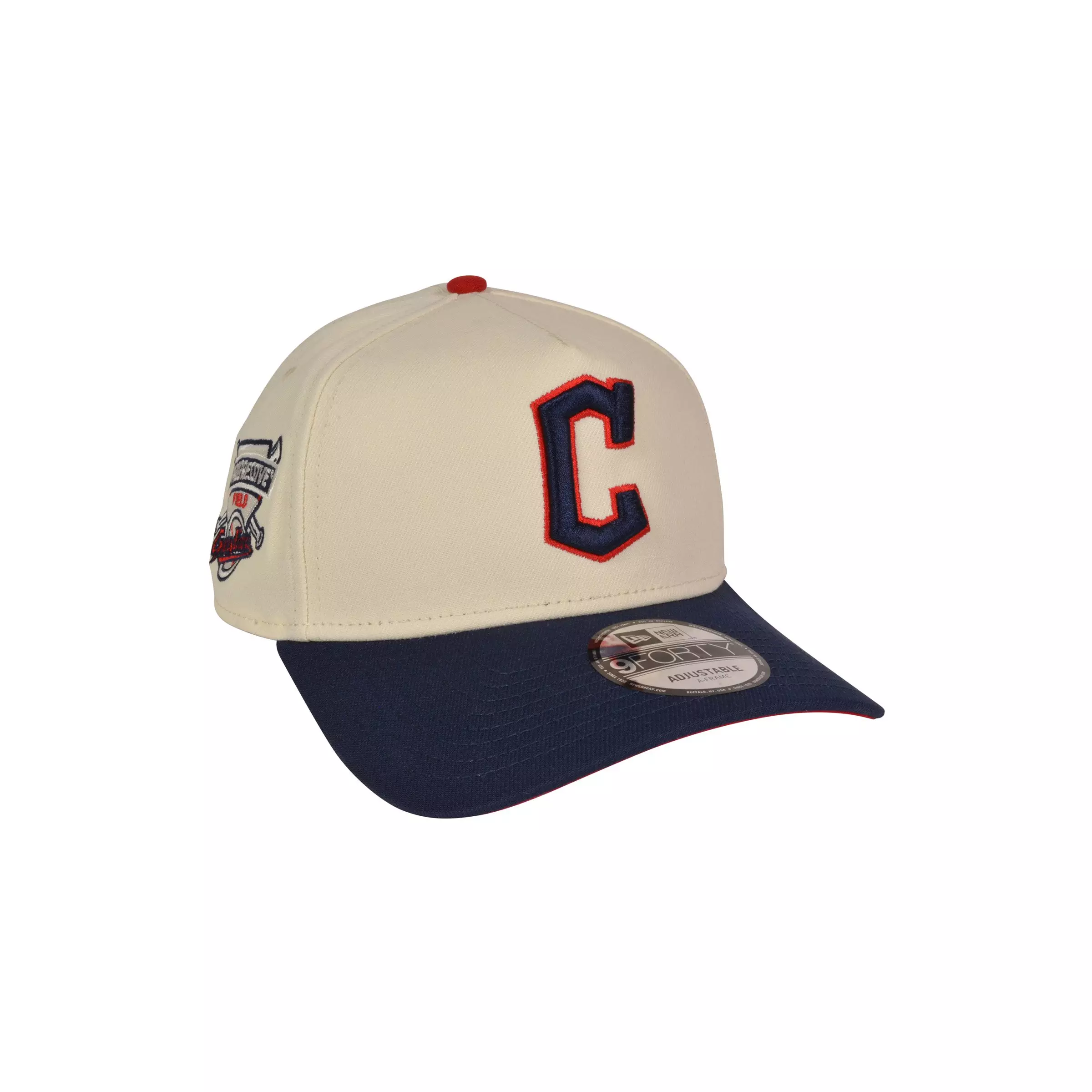 New Era Cleveland Guardians 9FORTY A-Frame 4th Snapback Hat-Red/Blue - RED/BLUE