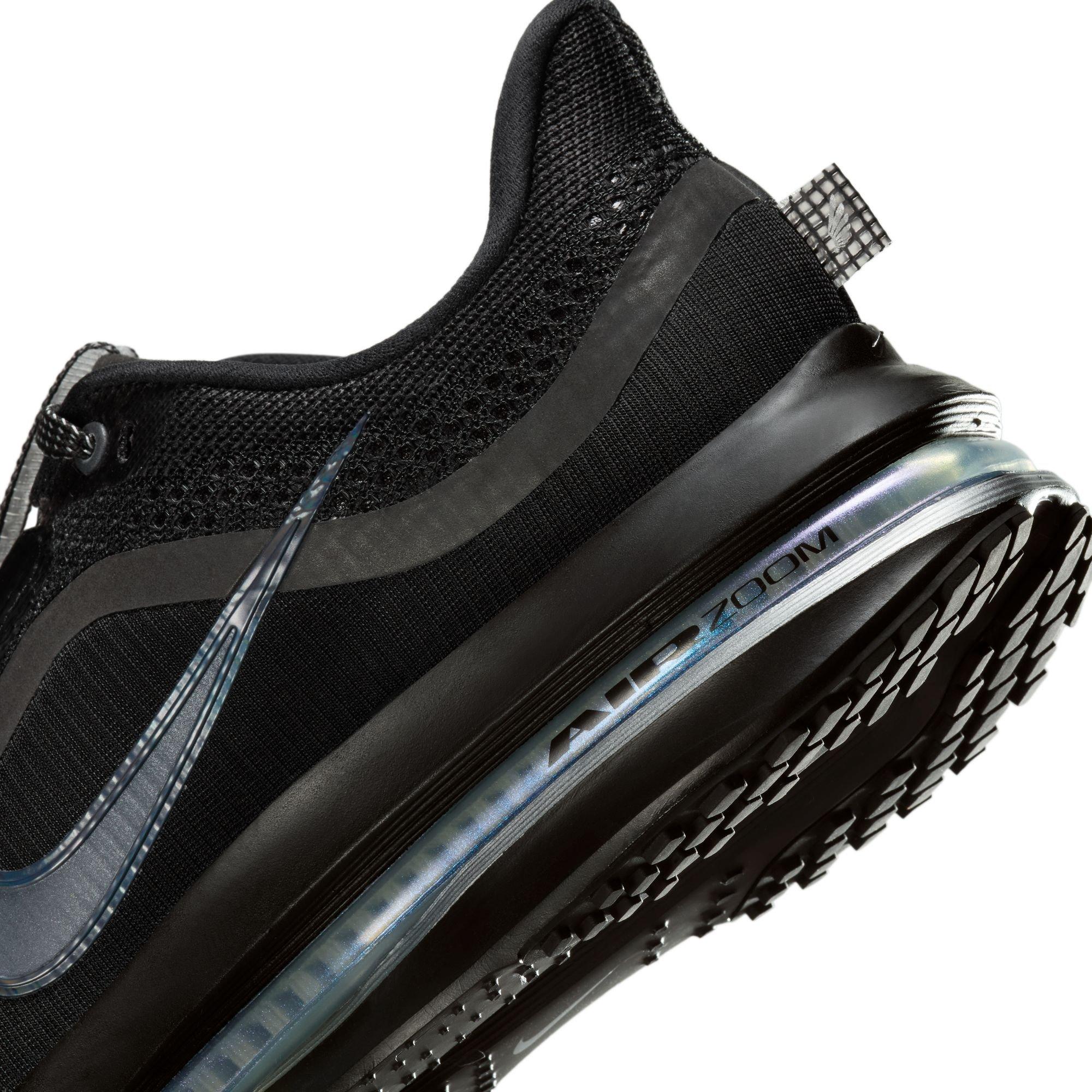 Nike Pegasus Premium "Black/Metallic Silver" Women's Road Running Shoe - BLACK/SILVER Thumbnail View 11