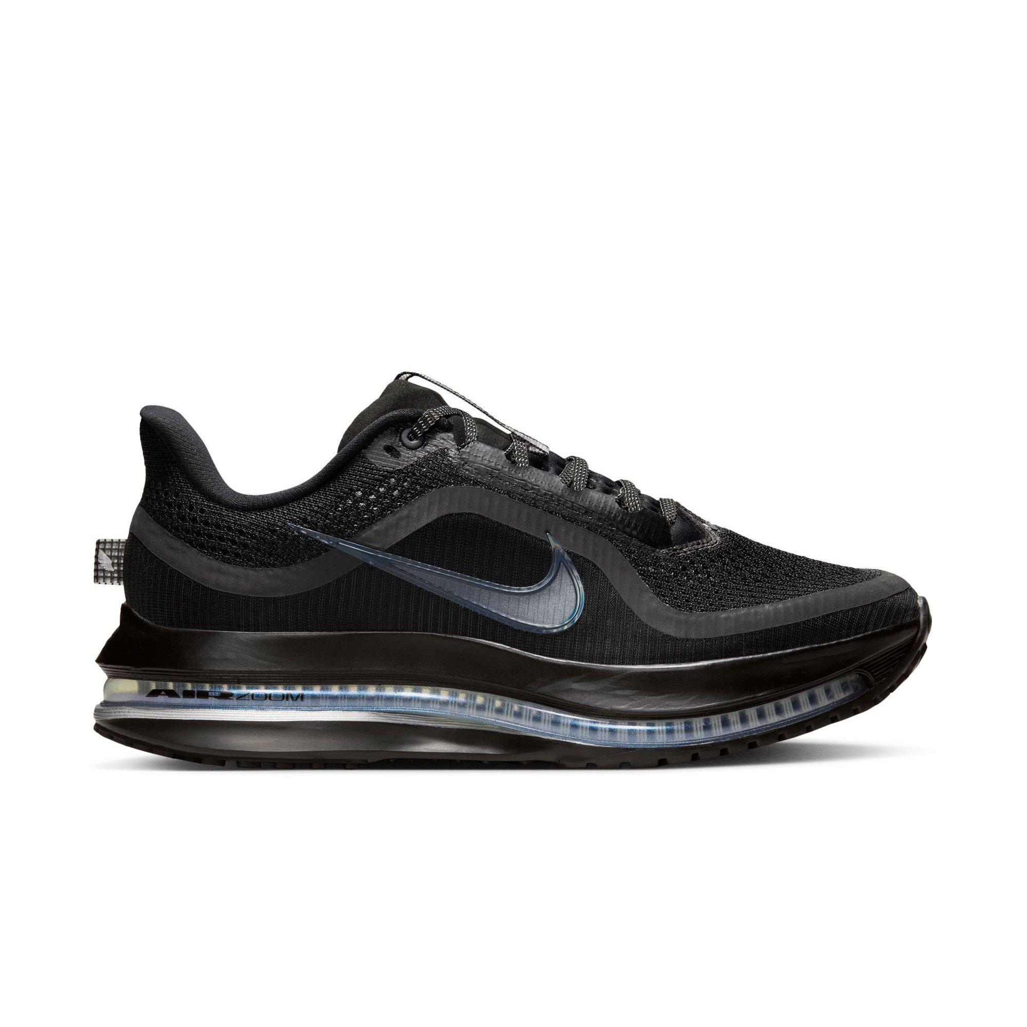 Nike Pegasus Premium "Black/Metallic Silver" Women's Road Running Shoe - BLACK/SILVER Thumbnail View 1