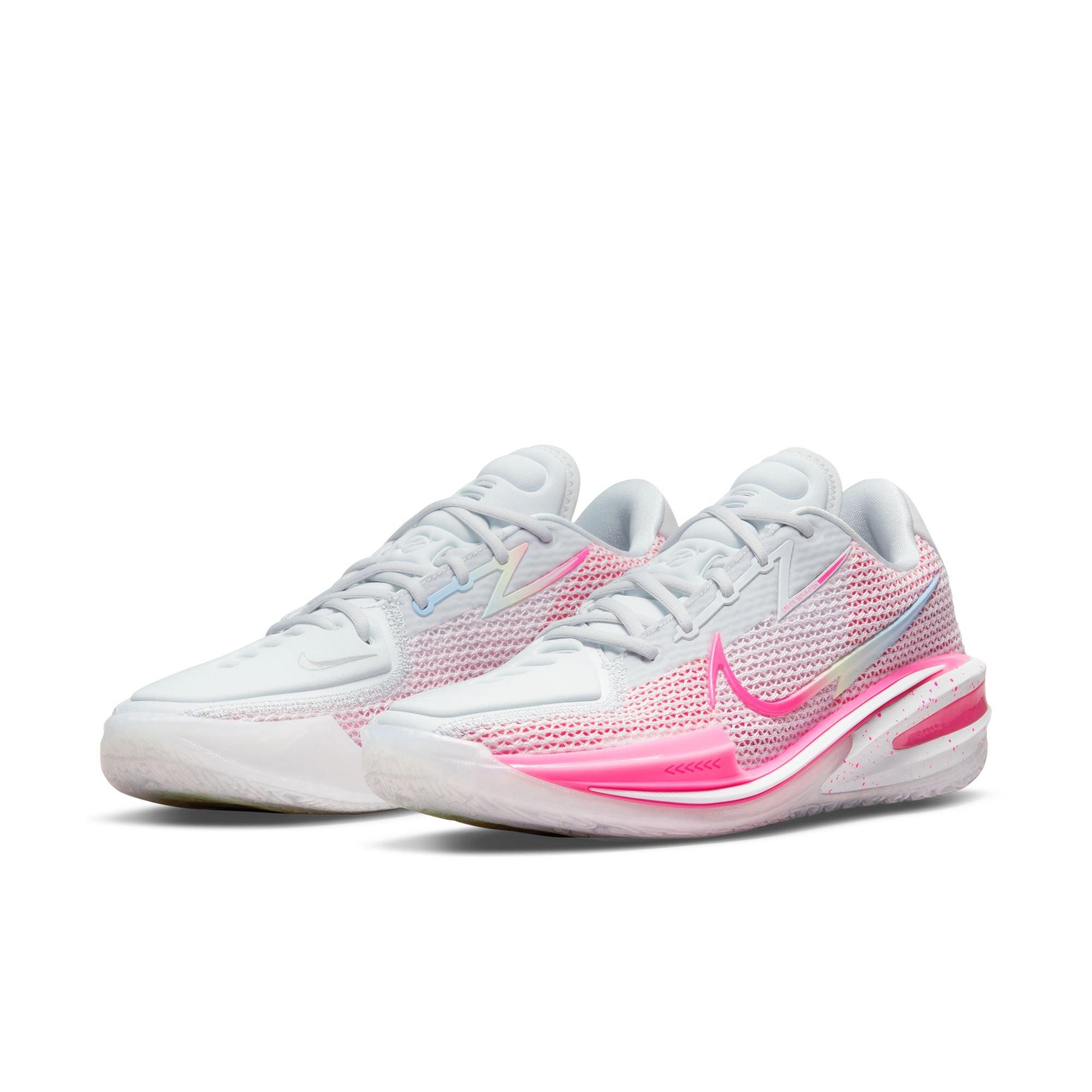 Nike G.T. Cut "Pink Blast" Men's Basketball Shoe - PURE PLATINUM/PINK BLAST/REGAL PINK Thumbnail View 3