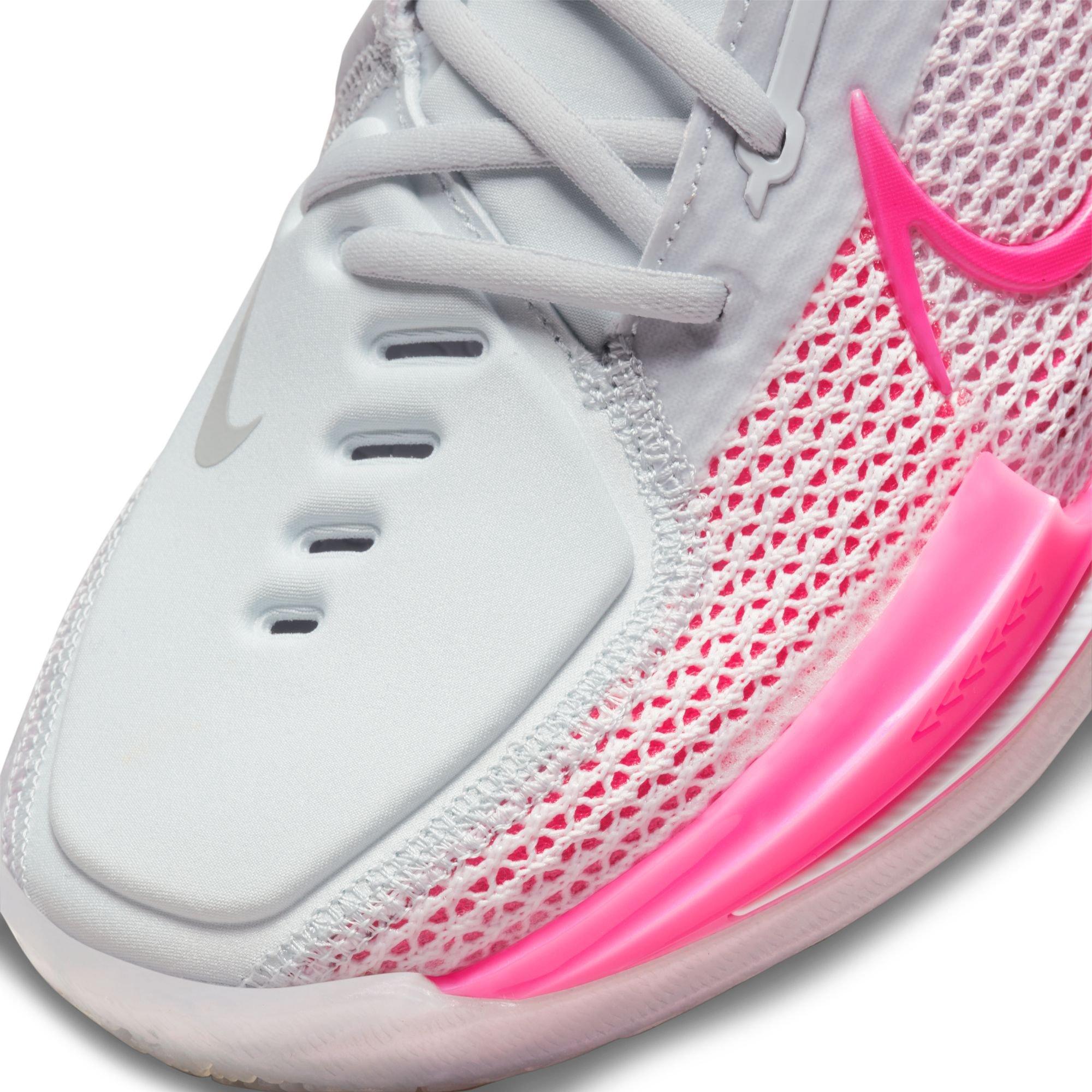 Nike G.T. Cut "Pink Blast" Men's Basketball Shoe - PURE PLATINUM/PINK BLAST/REGAL PINK Thumbnail View 4