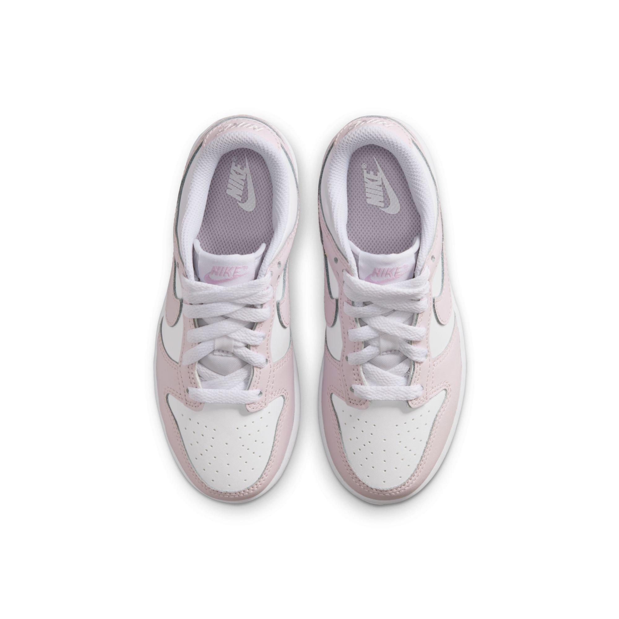 Nike Dunk Low Preschool Girls' "White/Light Violet" Shoe