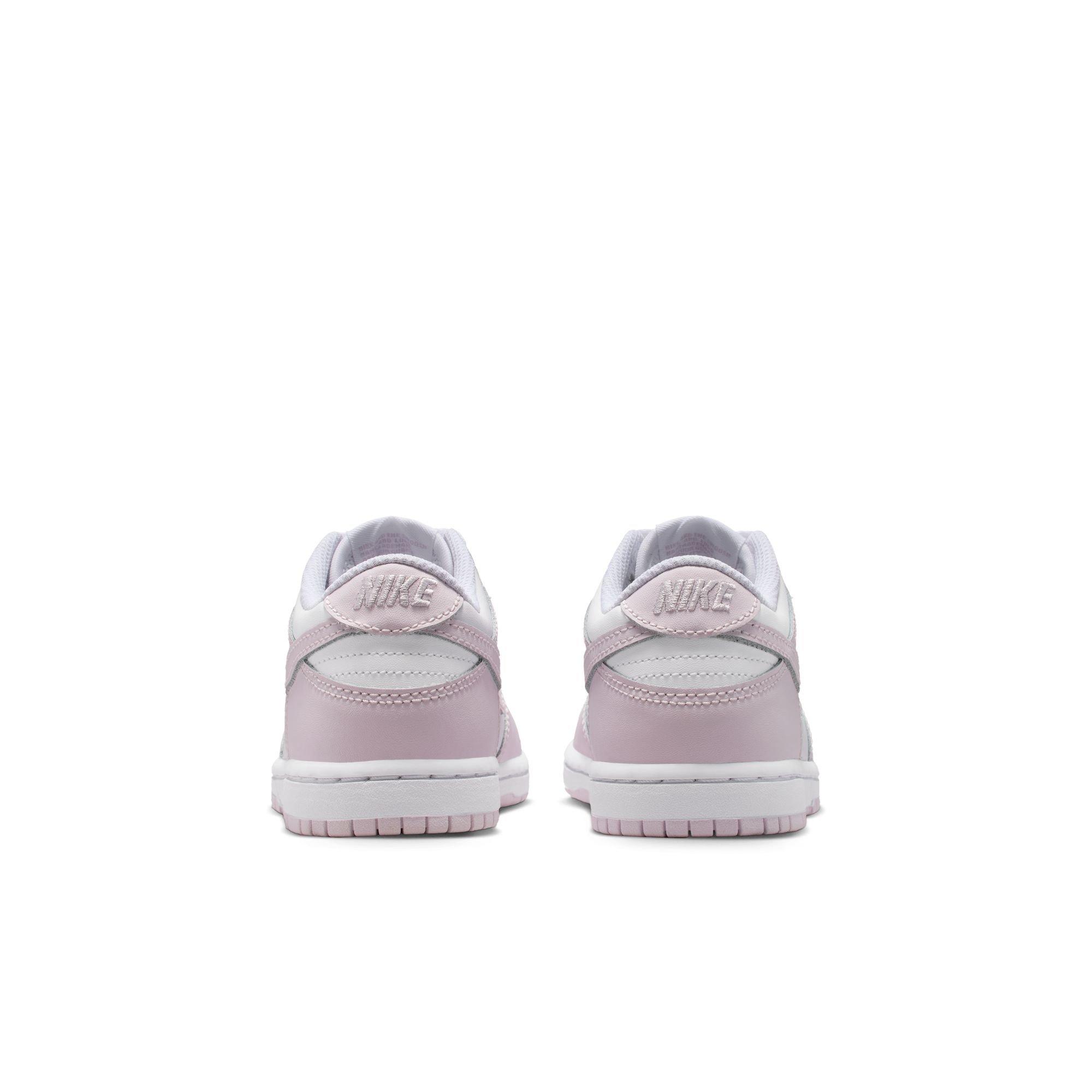 Nike Dunk Low Preschool Girls' "White/Light Violet" Shoe