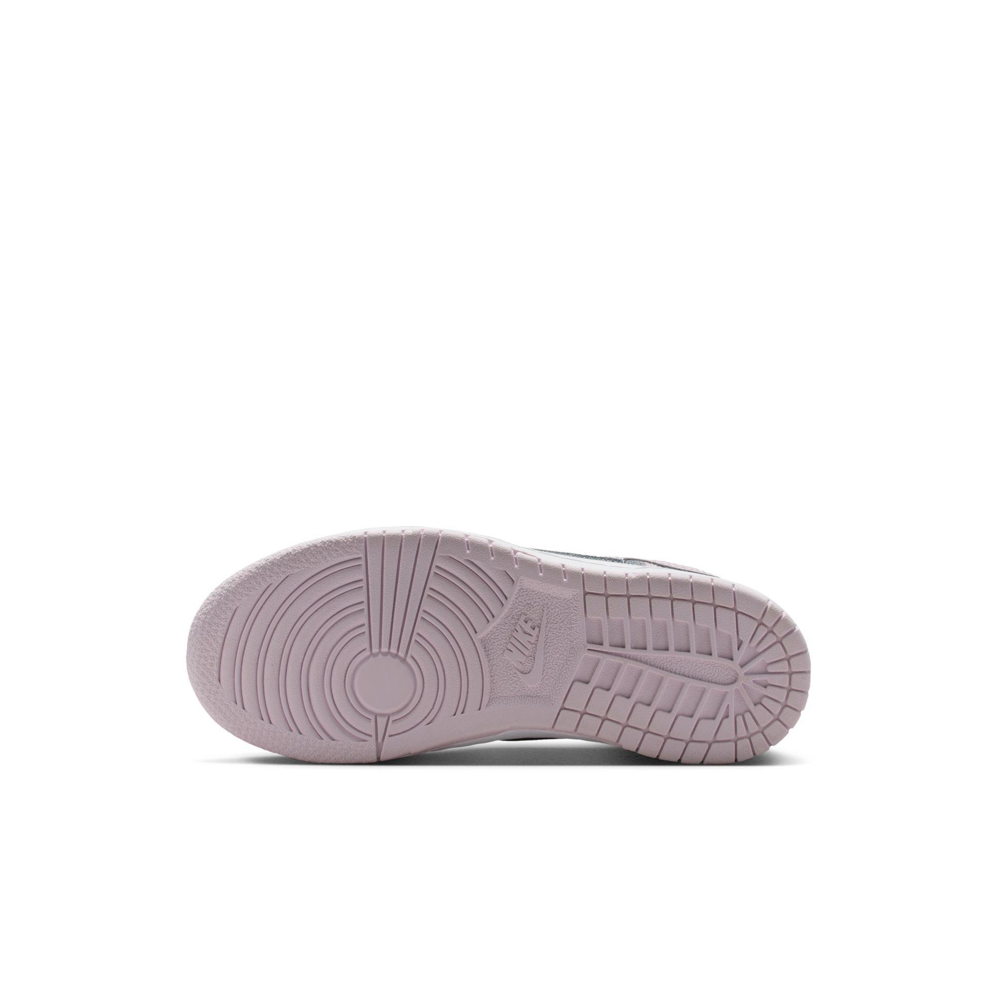 Nike Dunk Low Preschool Girls' "White/Light Violet" Shoe
