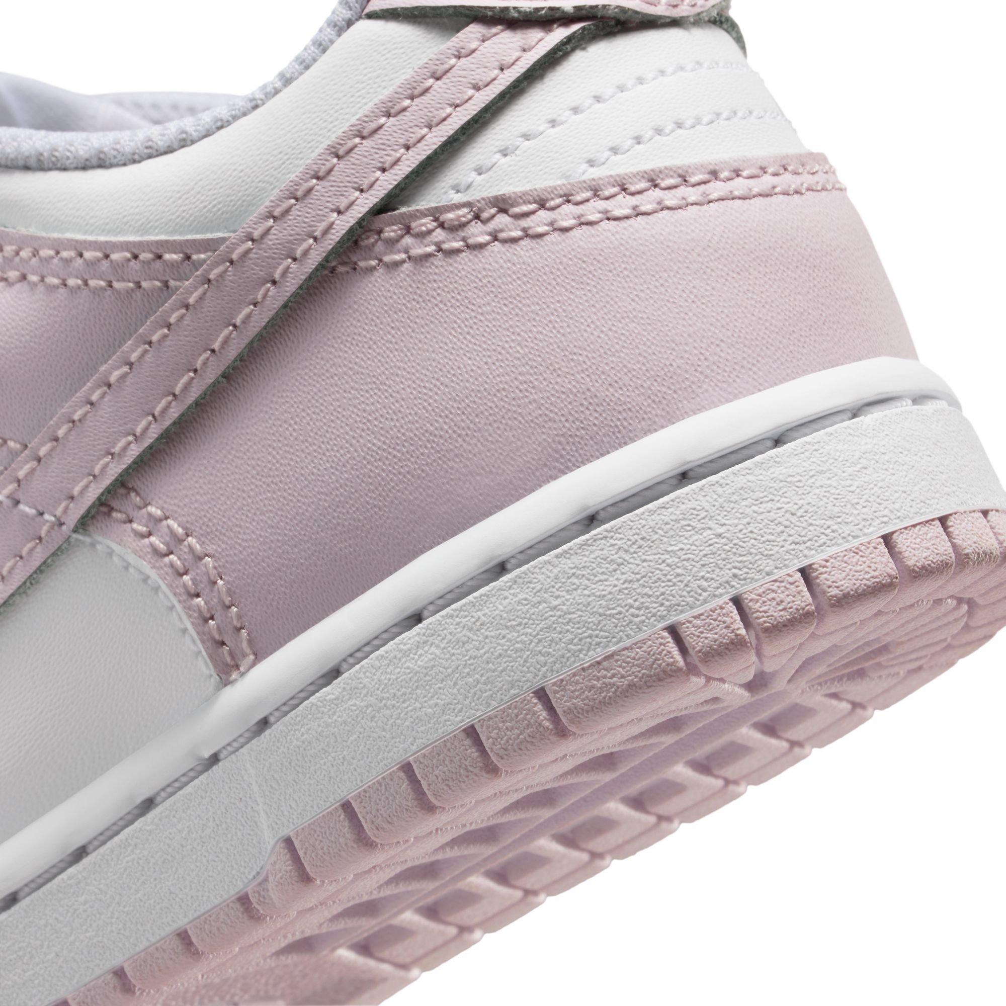 Nike Dunk Low Preschool Girls' "White/Light Violet" Shoe