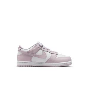Nike Dunk Low "White/Light Violet" Preschool Girls' Shoe