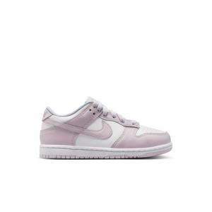 Nike Dunk Low "White/Light Violet" Preschool Girls' Shoe