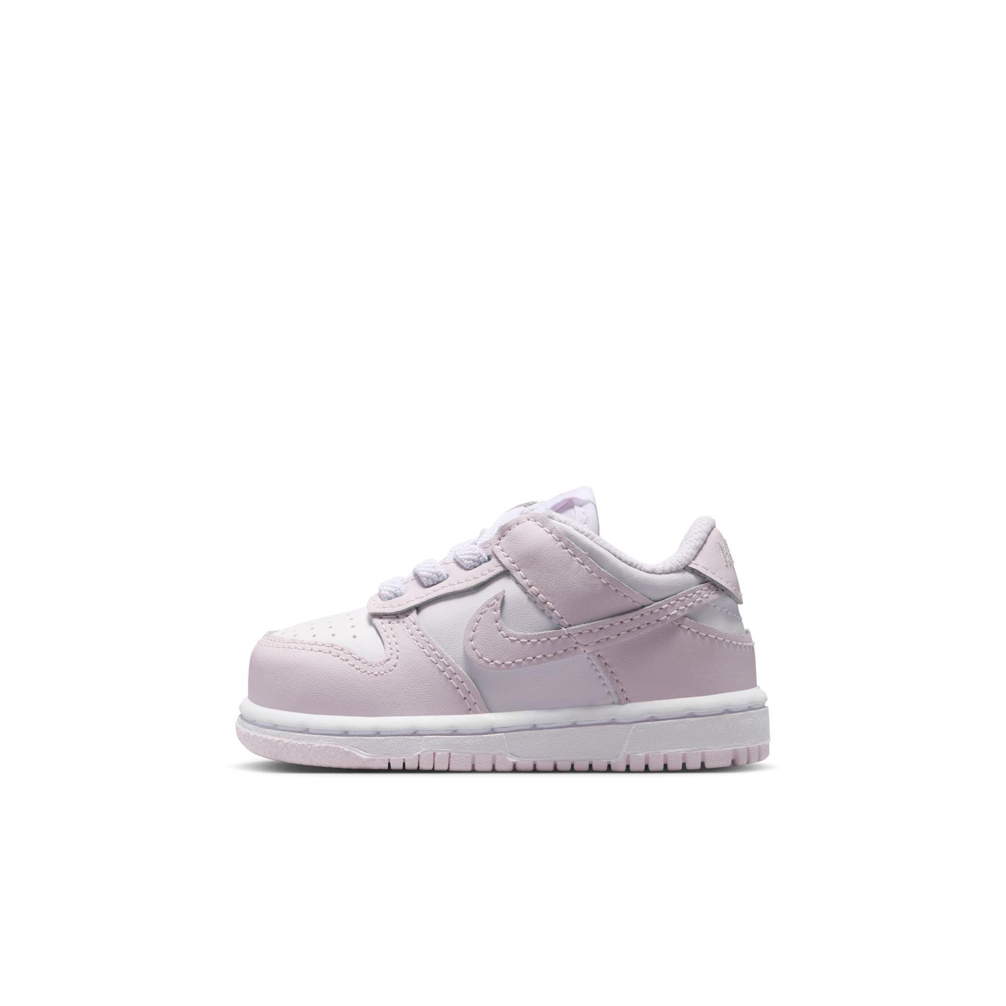 Nike Dunk Low Toddler Girls' "White/Light Violet" Shoe