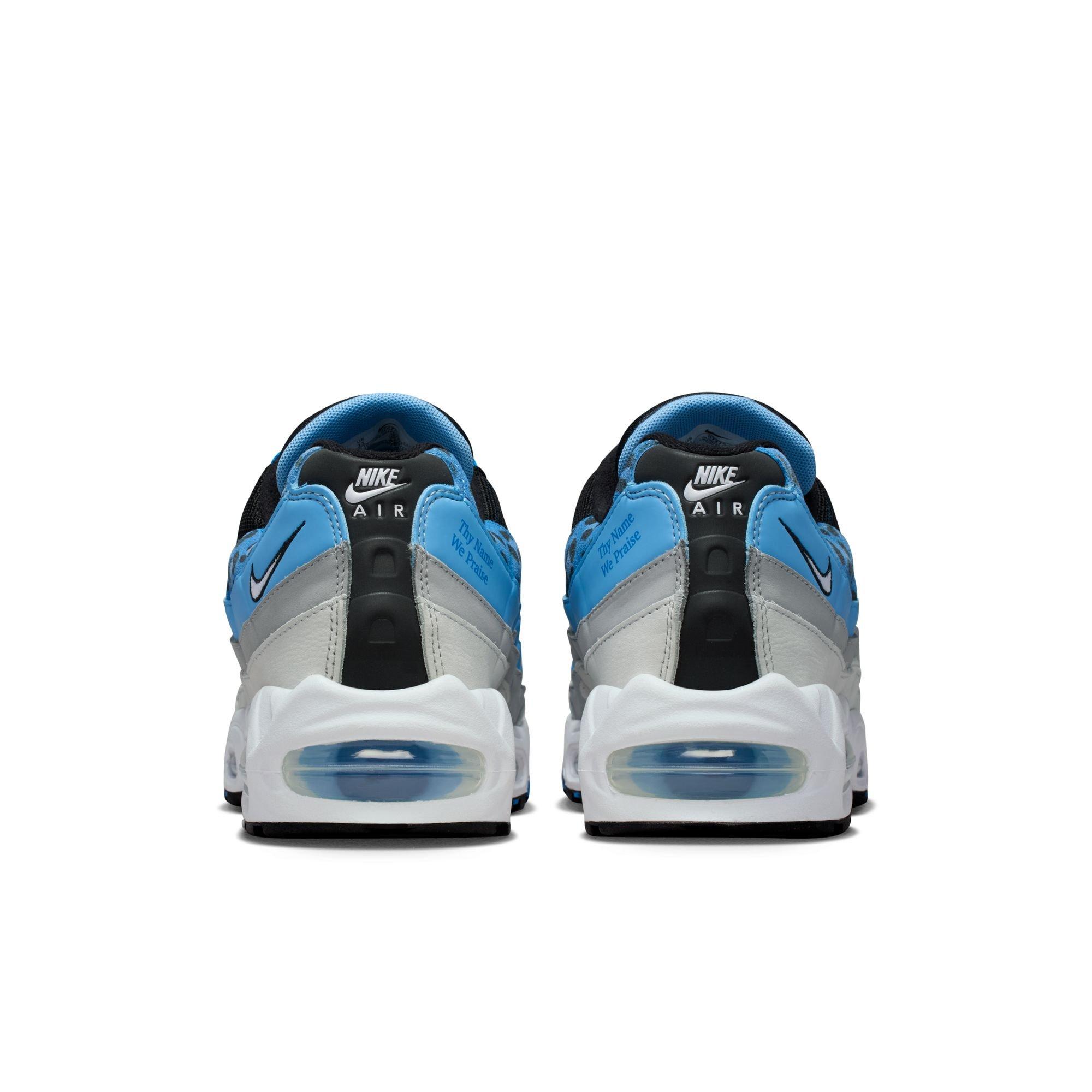 Nike Air Max 95 "Spelman College" Men's Shoe - BLACK/WHITE/COBALT PULSE Thumbnail View 12