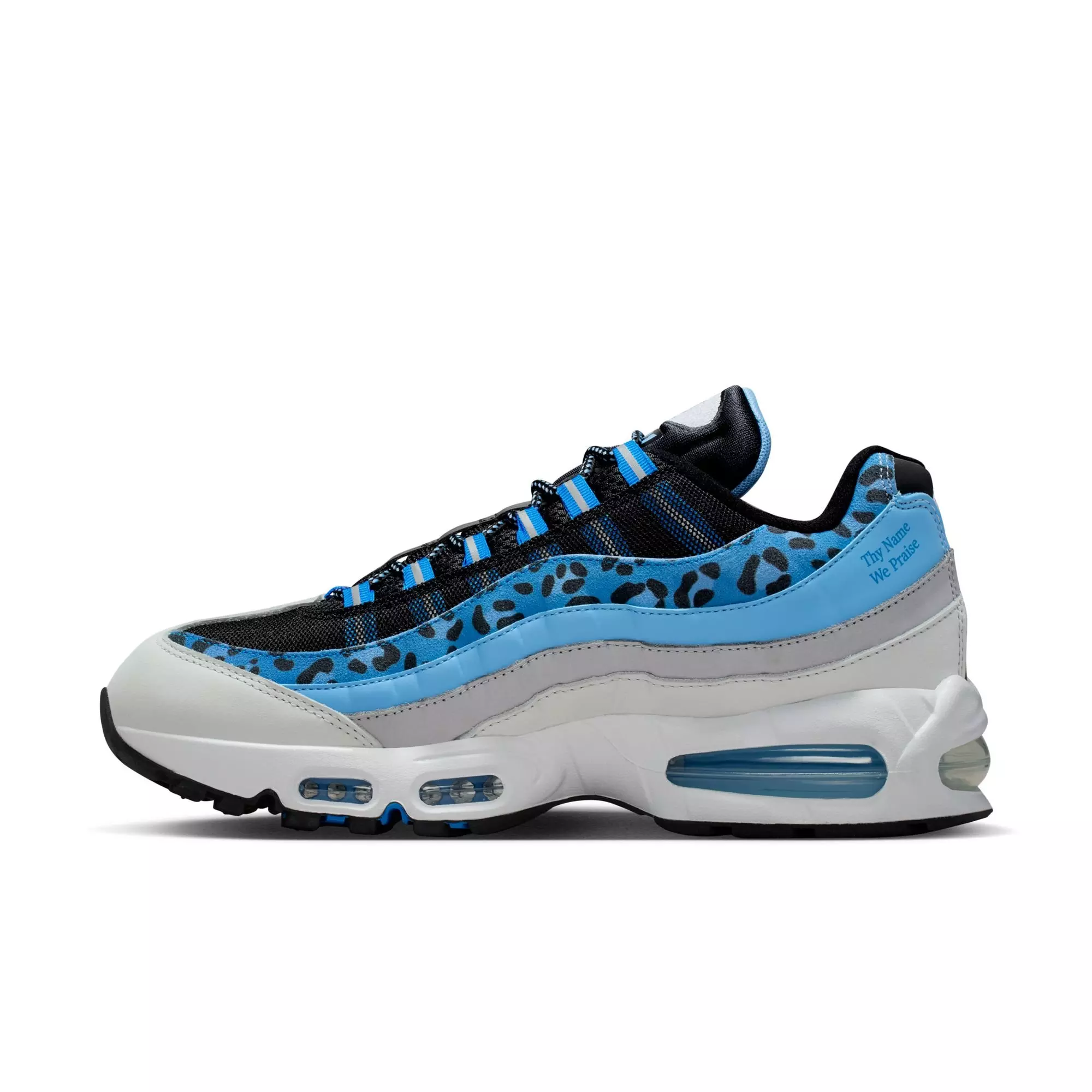 Nike Air Max 95 "Spelman College" Men's Shoe - BLACK/WHITE/COBALT PULSE