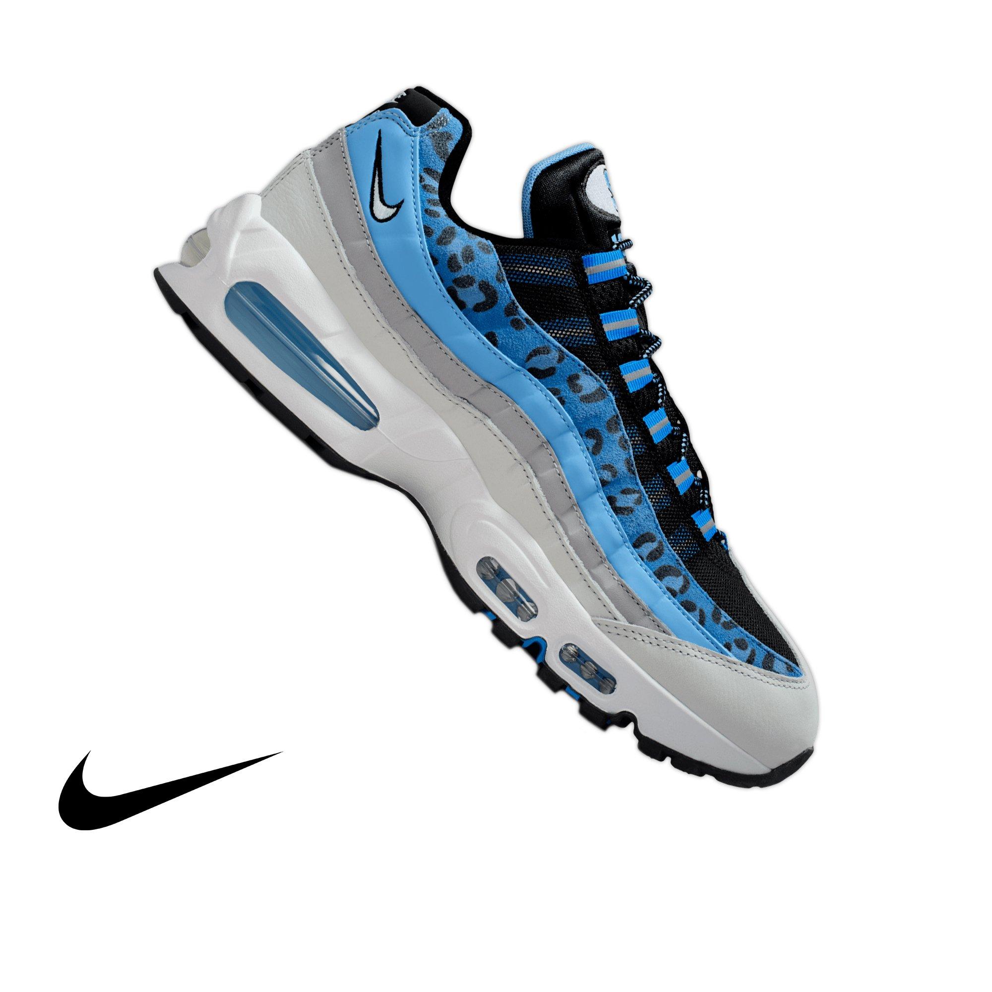 Online Nike Air Max 98 Thunder Blue On Feet Mens Nike Air Max Shoes