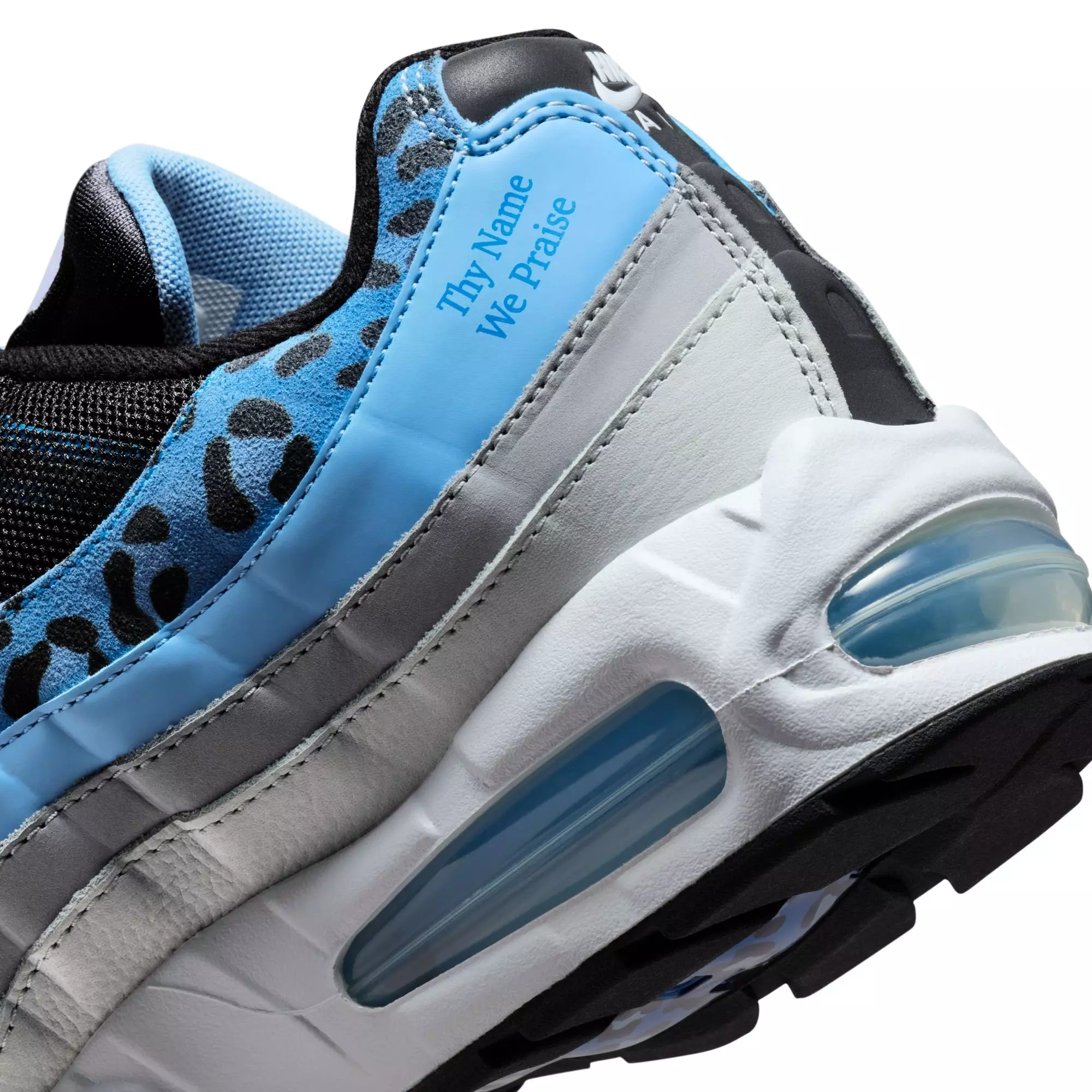Nike Air Max 95 "Spelman College" Men's Shoe - BLACK/WHITE/COBALT PULSE