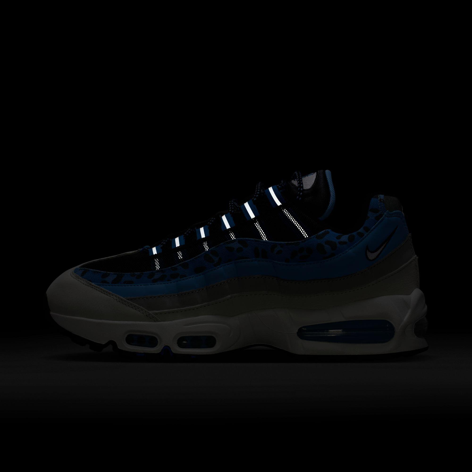 Nike Air Max 95 "Spelman College" Men's Shoe - BLACK/WHITE/COBALT PULSE Thumbnail View 8