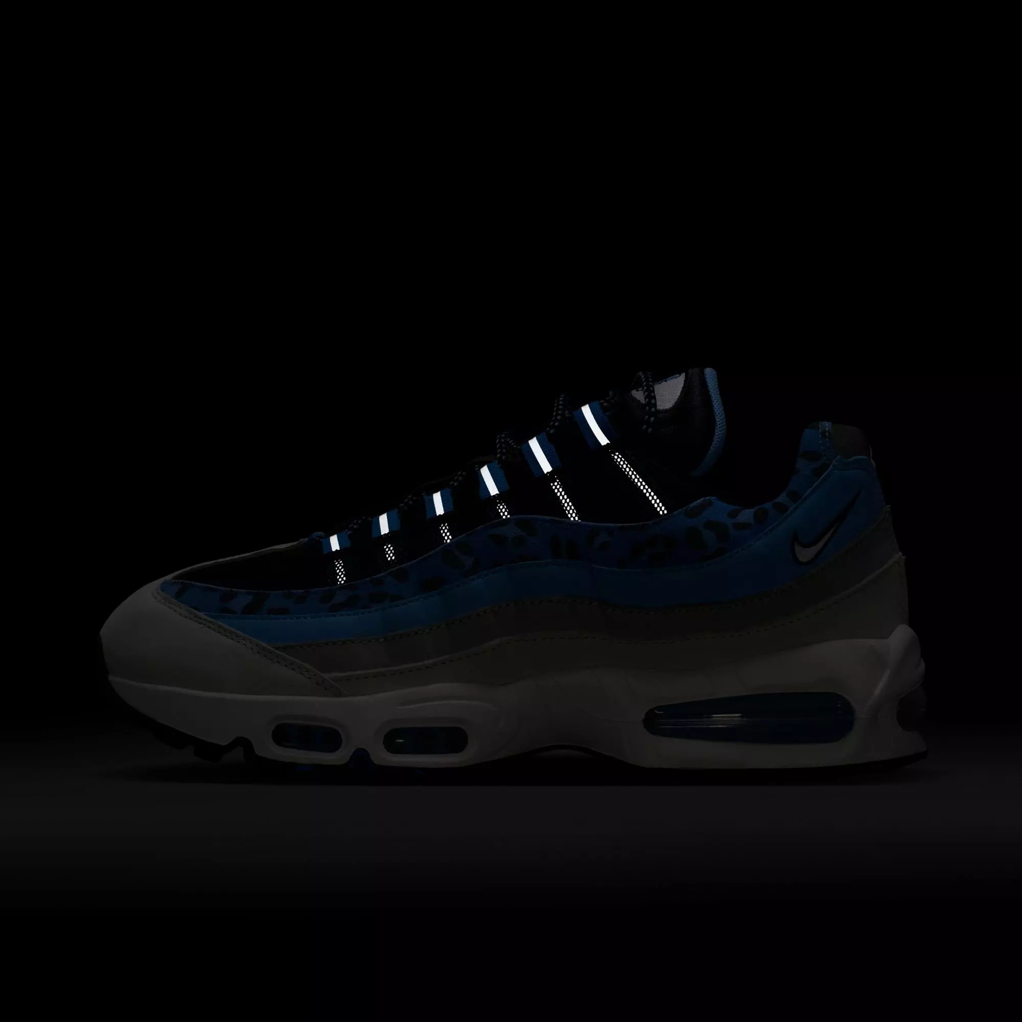 Nike Air Max 95 "Spelman College" Men's Shoe - BLACK/WHITE/COBALT PULSE