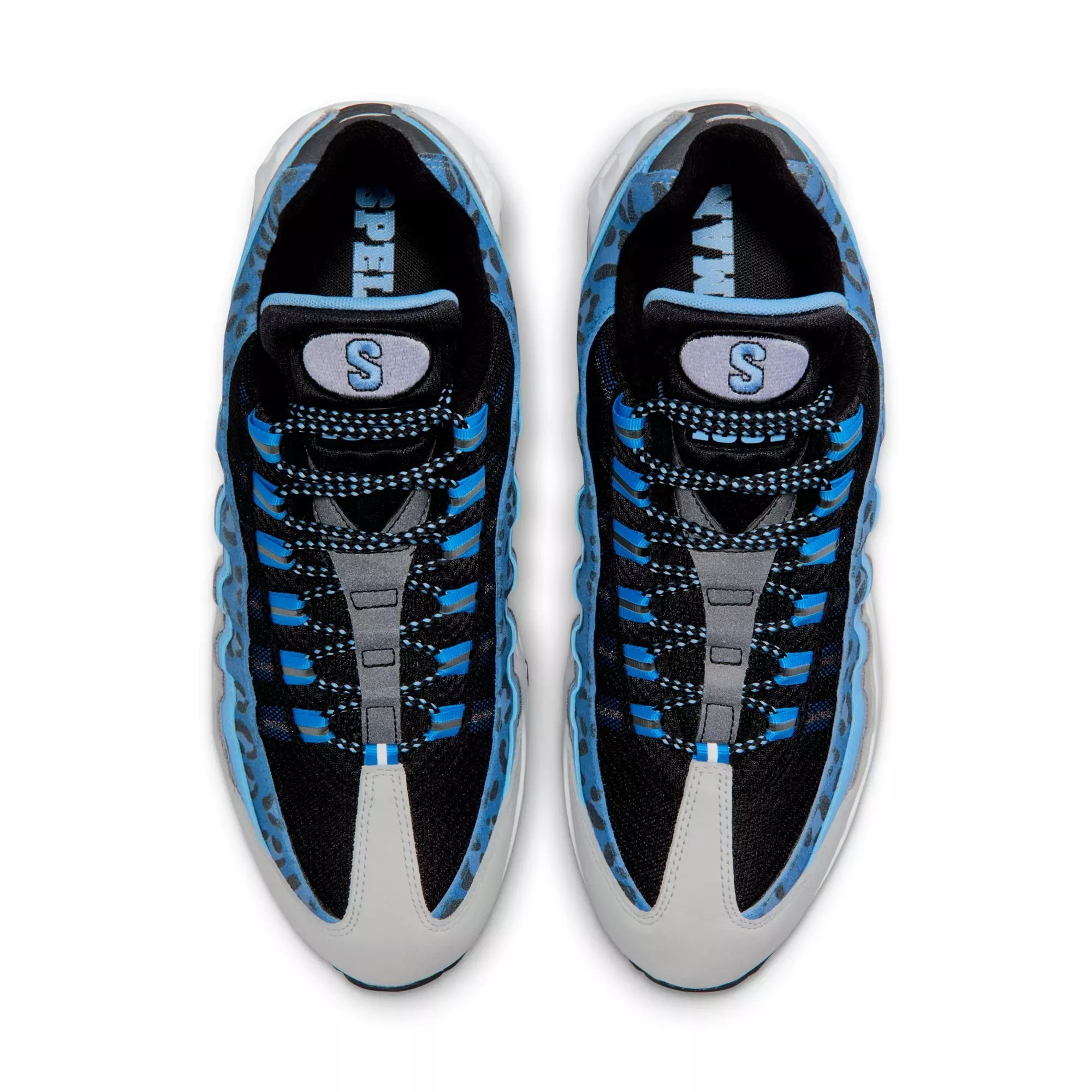Nike Air Max 95 "Spelman College" Men's Shoe - BLACK/WHITE/COBALT PULSE