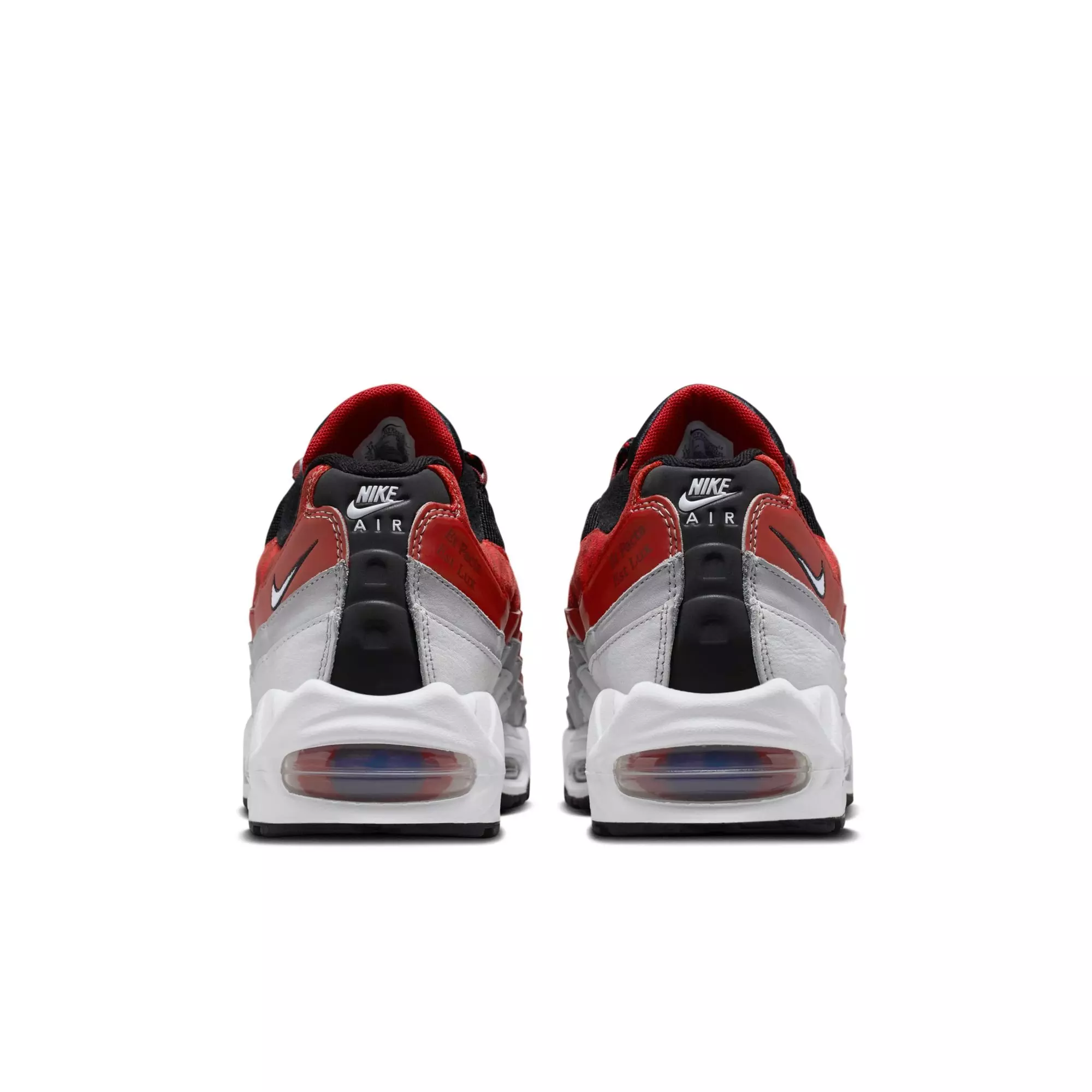 Nike Morehouse Air Max 95 "Big Bubble" Men's Shoe - BLACK/WHITE/DARK TEAM RED