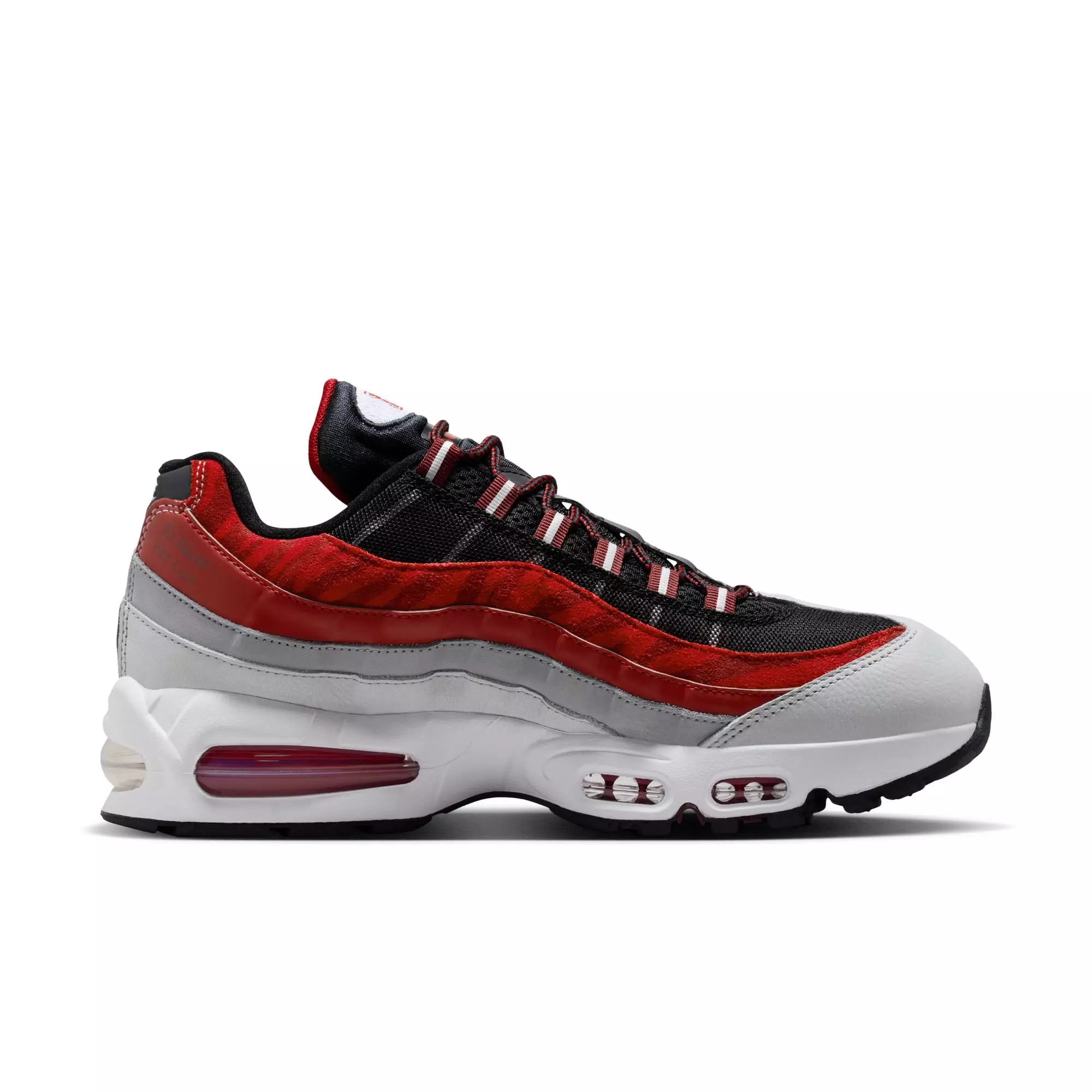 Nike Morehouse Air Max 95 "Big Bubble" Men's Shoe - BLACK/WHITE/DARK TEAM RED