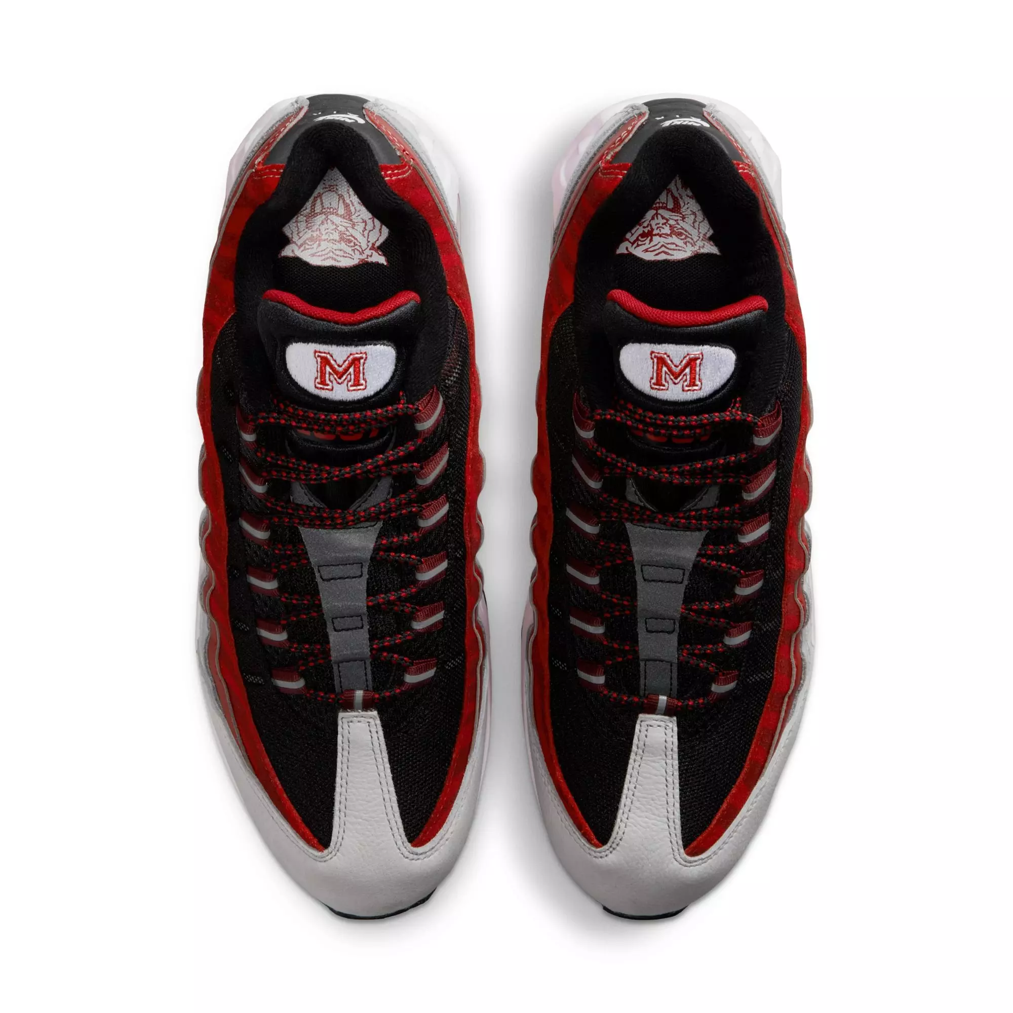 Nike Morehouse Air Max 95 "Big Bubble" Men's Shoe - BLACK/WHITE/DARK TEAM RED