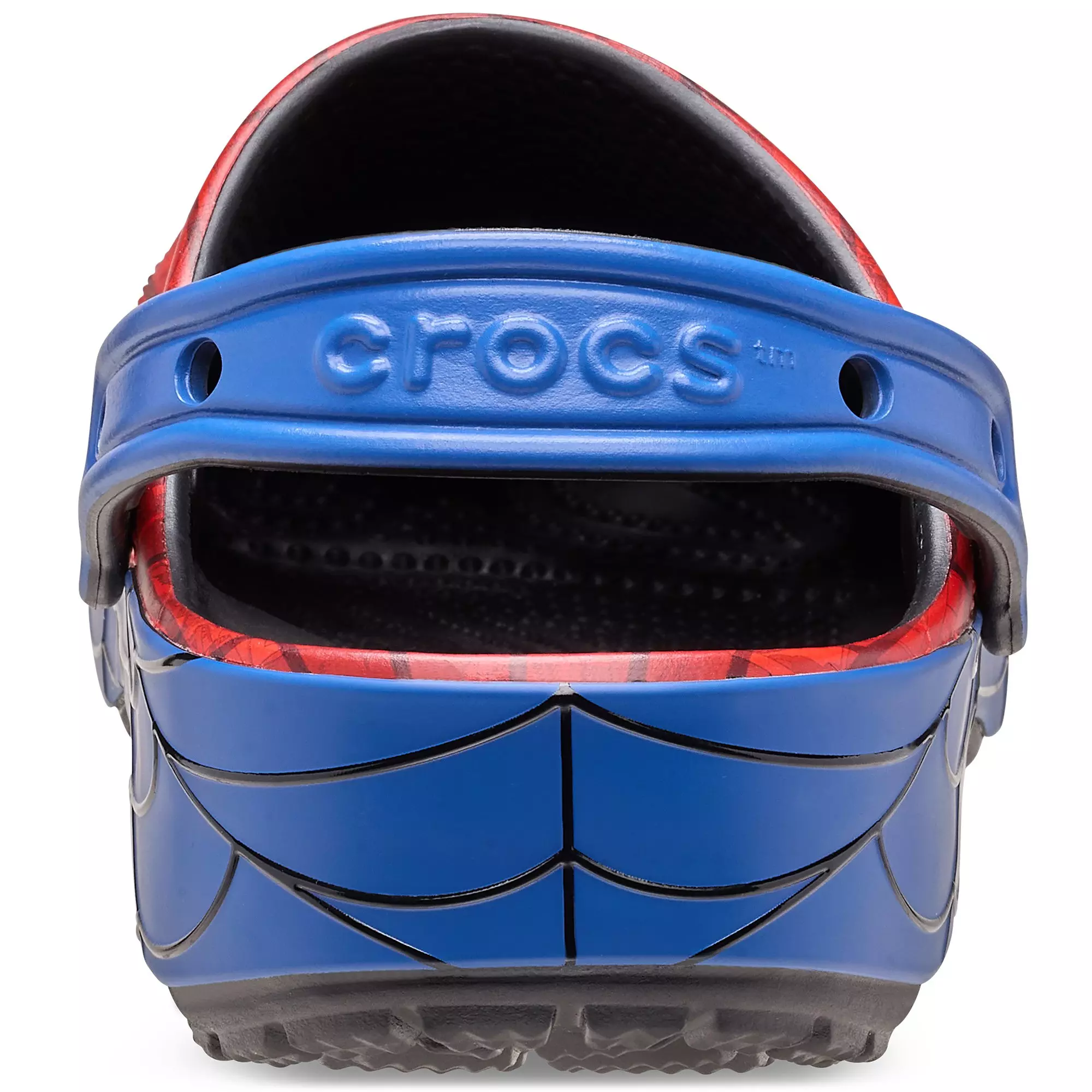 Crocs Spider-Man Web Grade School Kids' Classic Clog - RED/BLUE