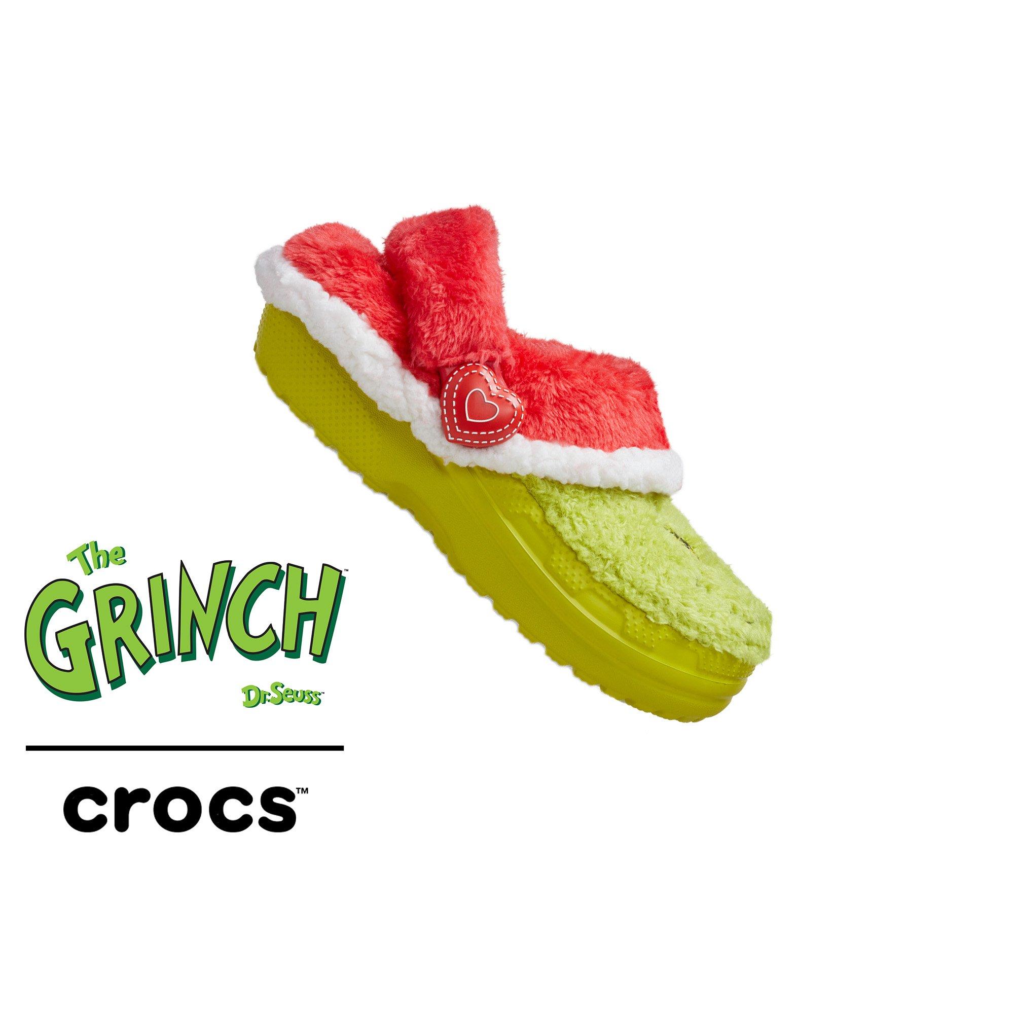 Crocs Classic Lined Preschool Kids' "The Grinch" Clog