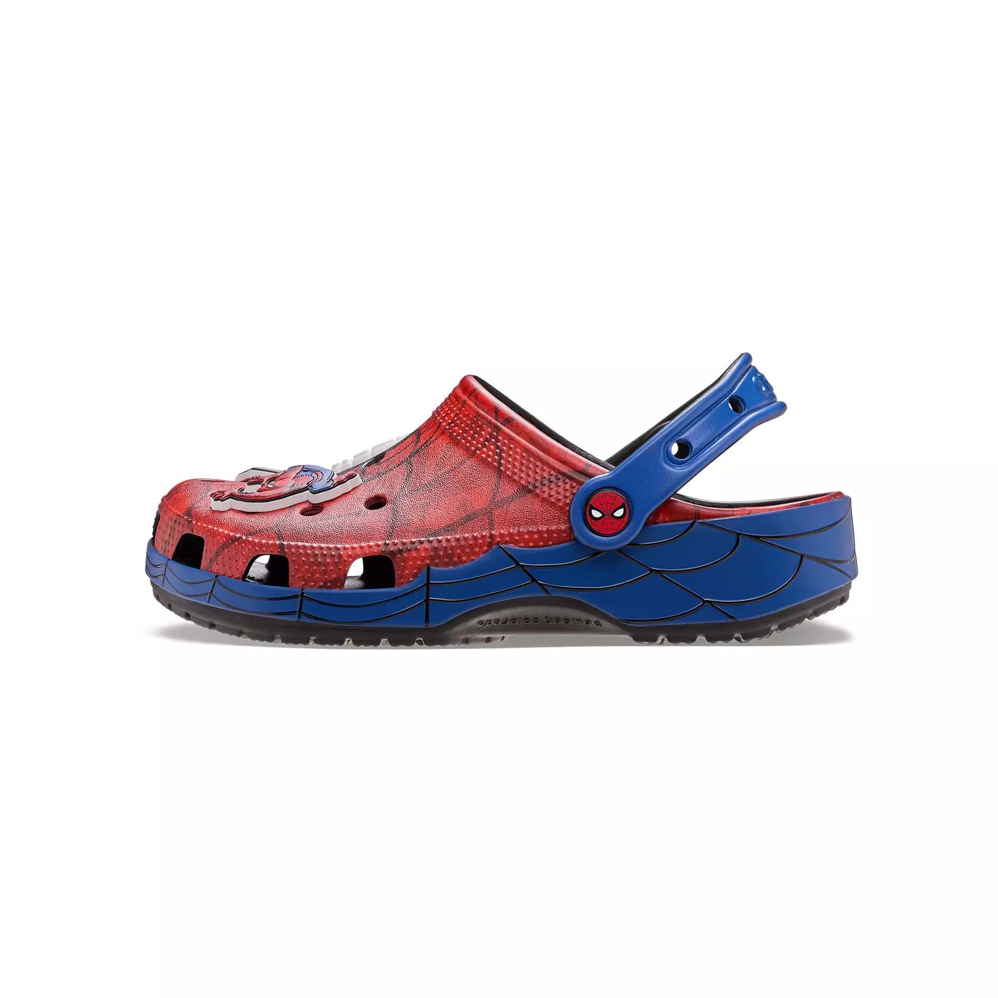 Crocs Spider-Man Web Preschool Kids' Classic Clog - RED/BLUE