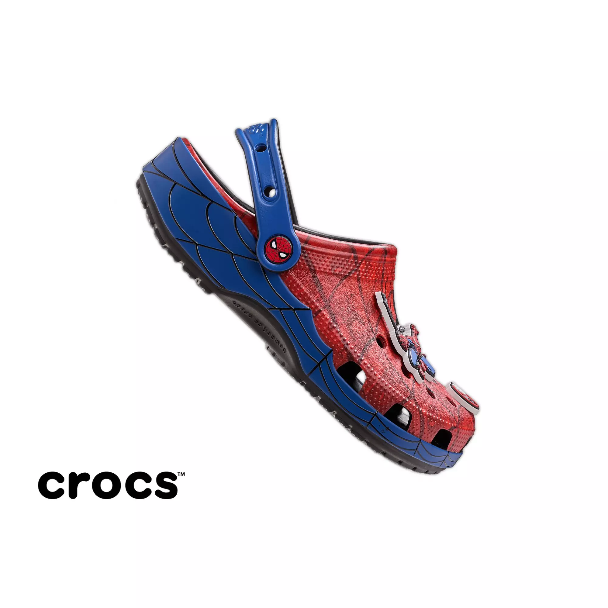 Crocs Spider-Man Web Preschool Kids' Classic Clog - RED/BLUE