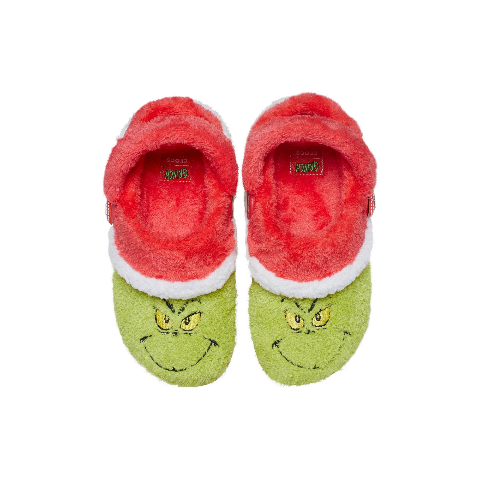 Crocs Classic Lined Toddler Kids' "The Grinch" Clog