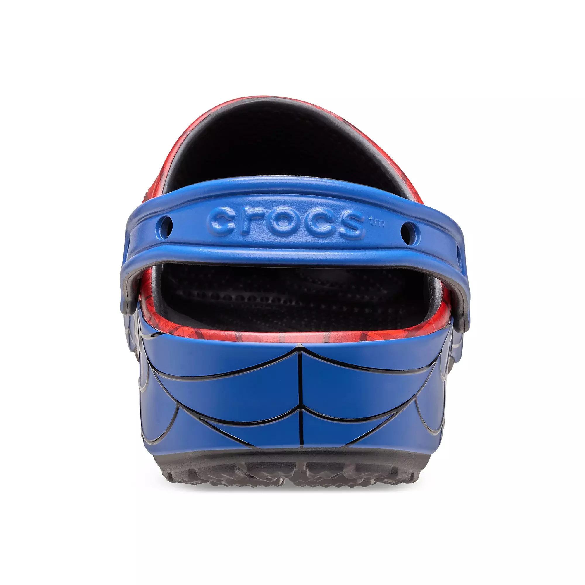 Crocs Spider-Man Web Toddler Kids' Classic Clog - RED/BLUE