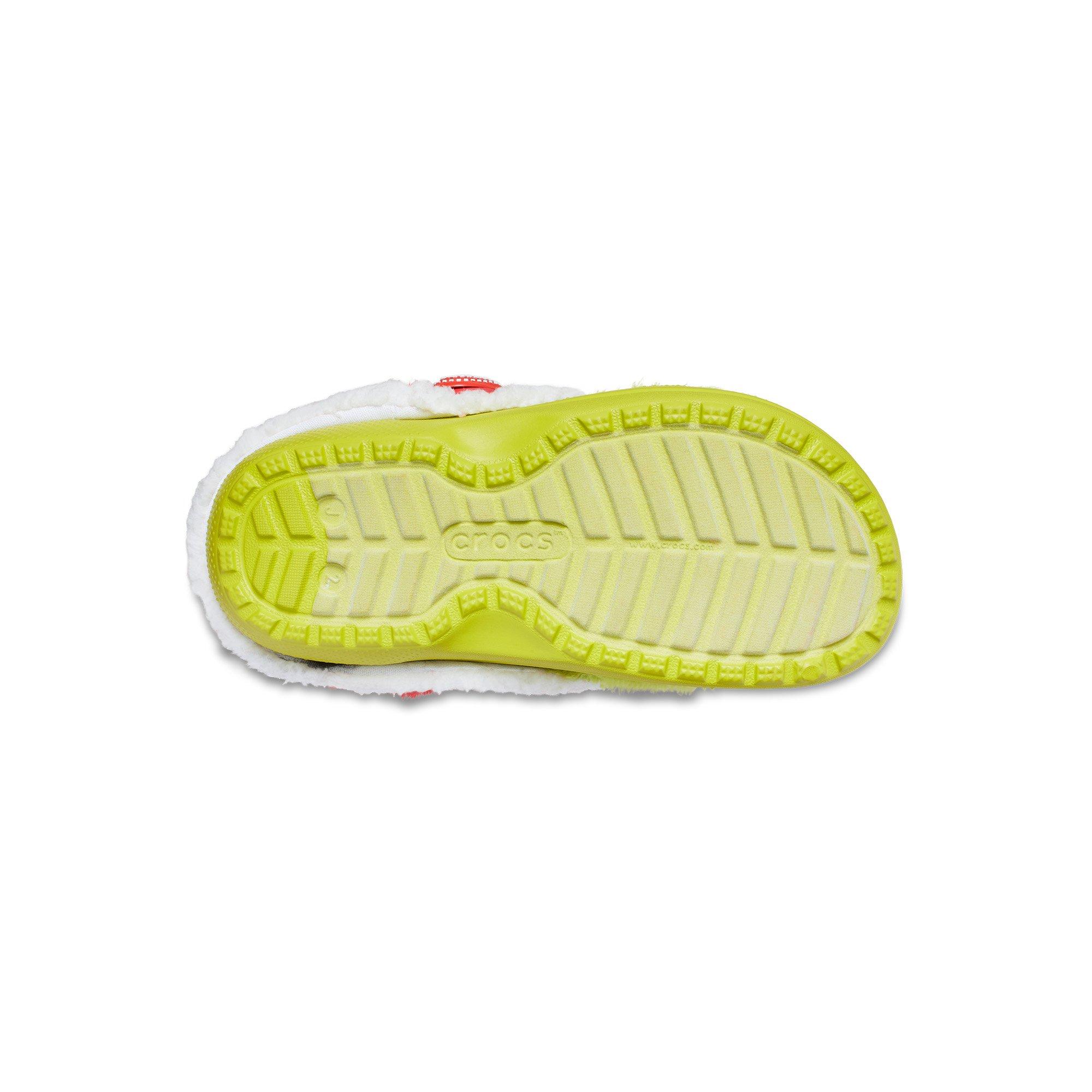 Crocs Classic Lined Grade School Kids' "The Grinch" Clog