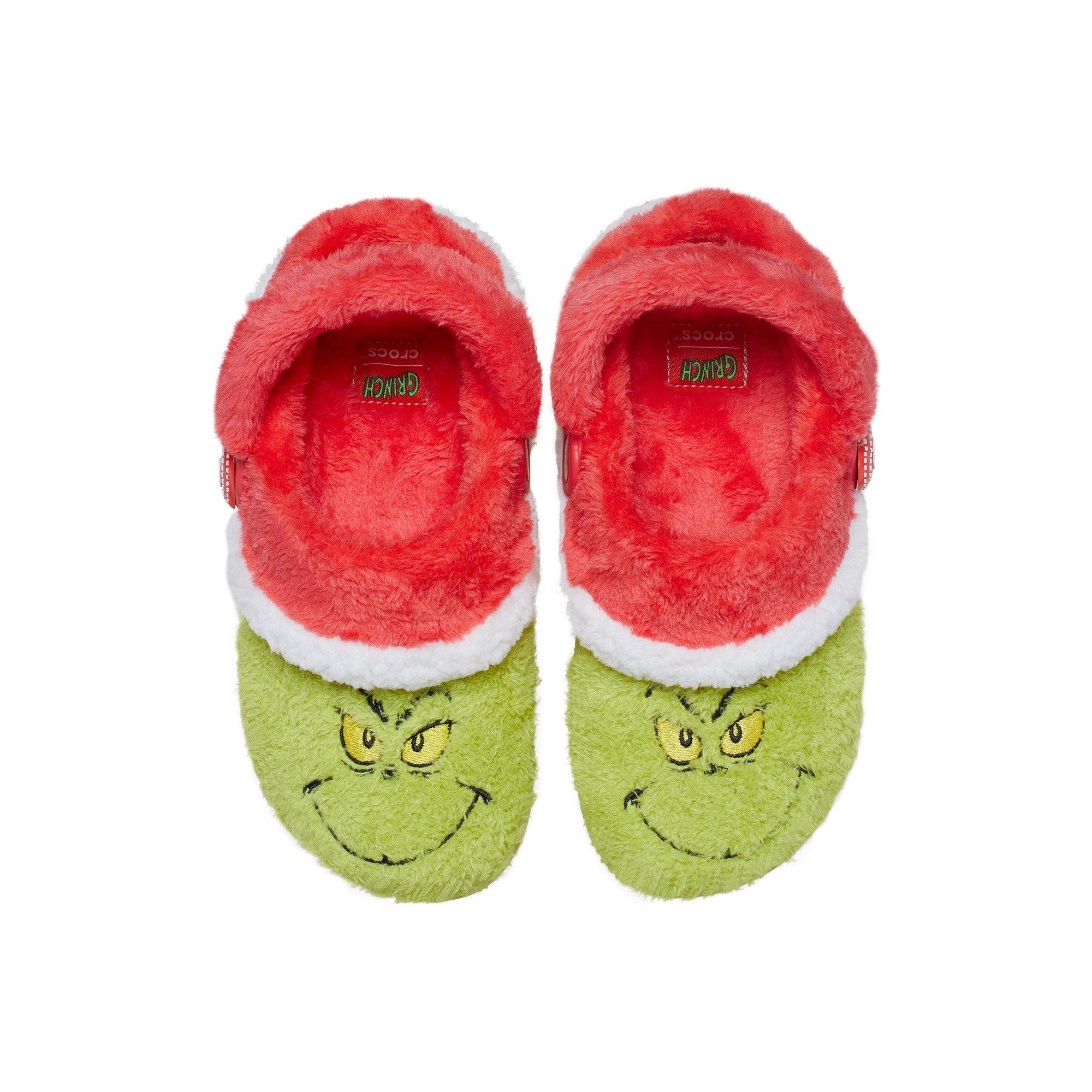 Crocs Classic Lined Grade School Kids' "The Grinch" Clog