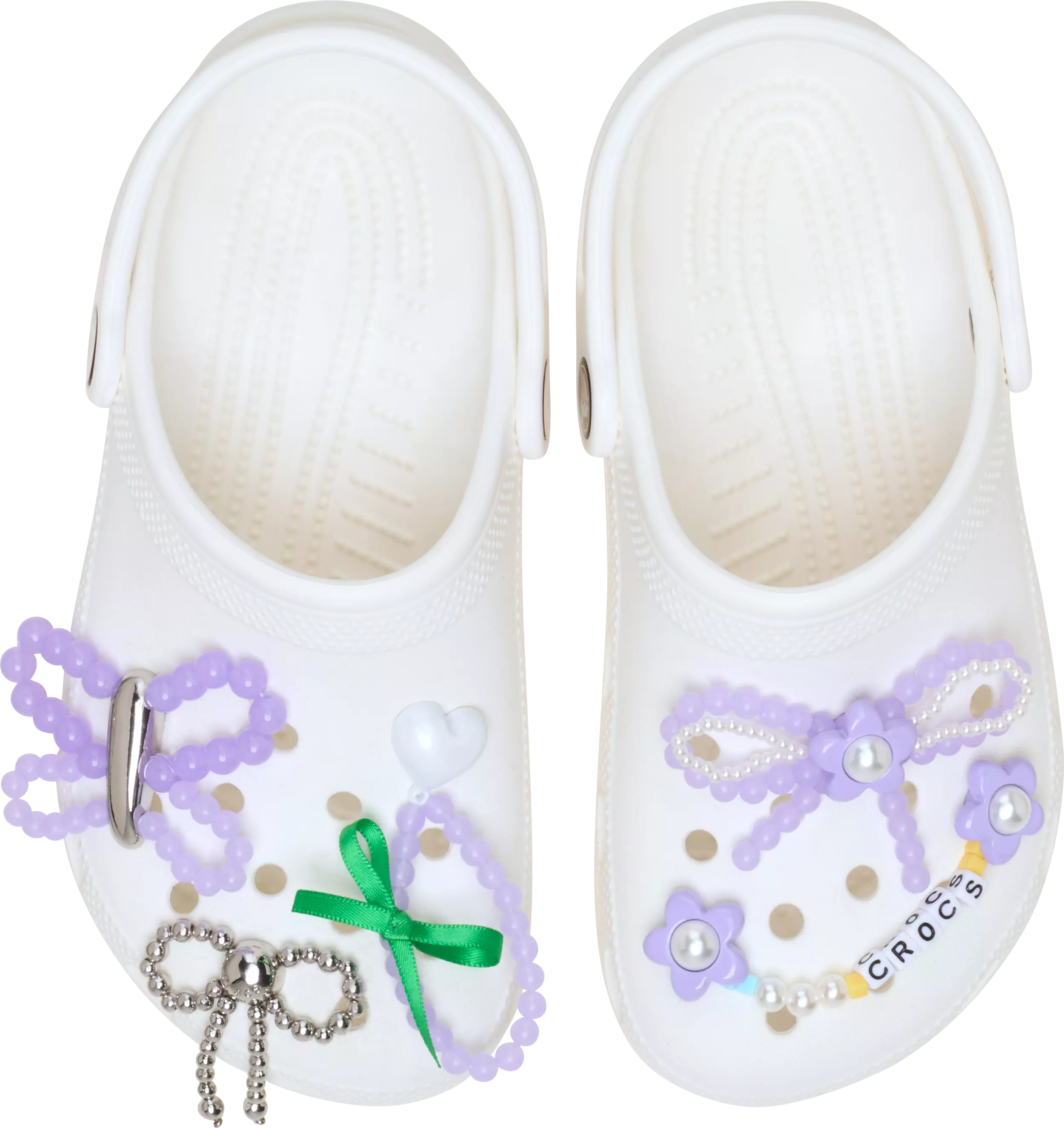 Crocs Purple Meta Jibbitz Charms-5PK - MULTI-COLOR