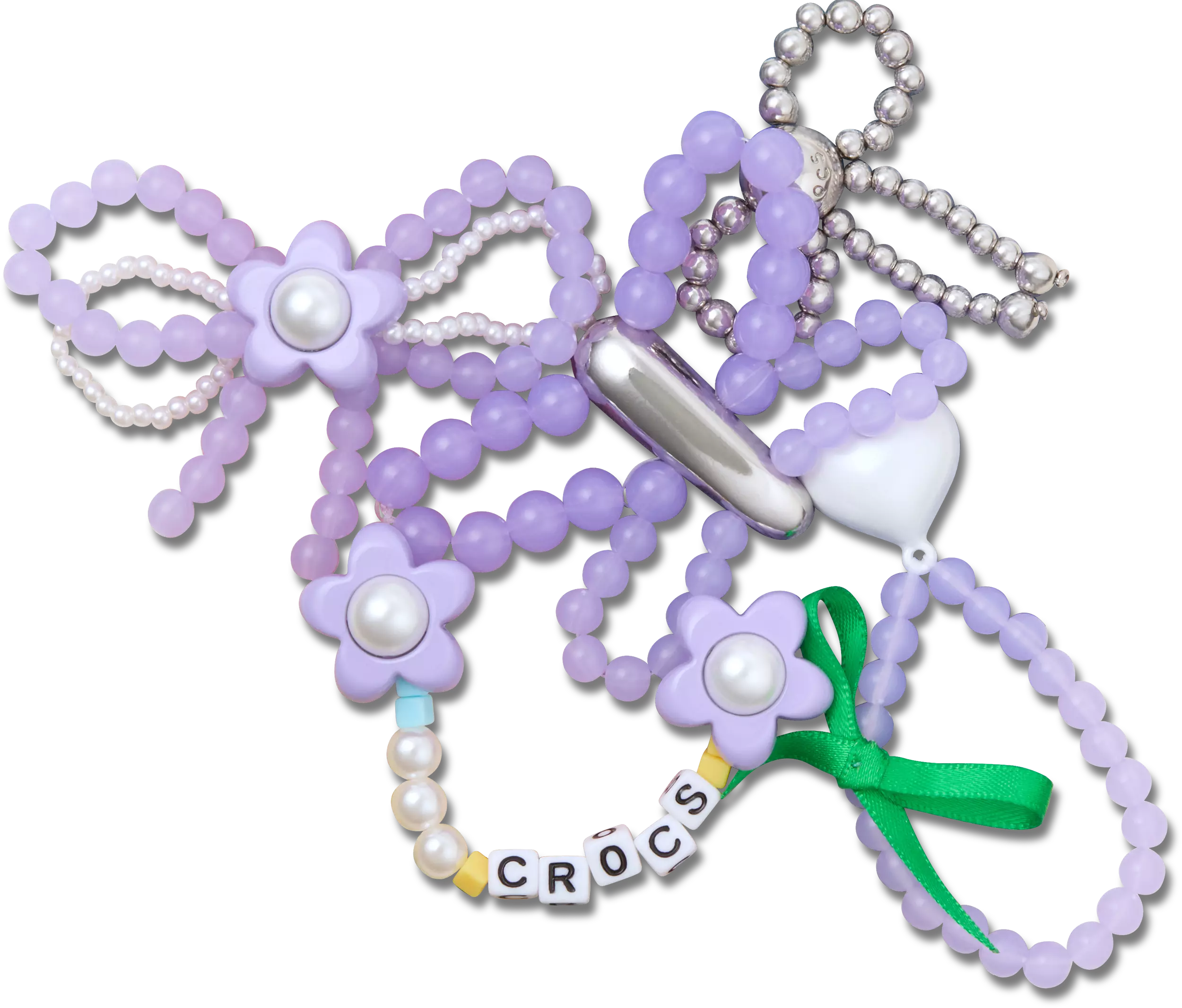 Crocs Purple Meta Jibbitz Charms-5PK - MULTI-COLOR