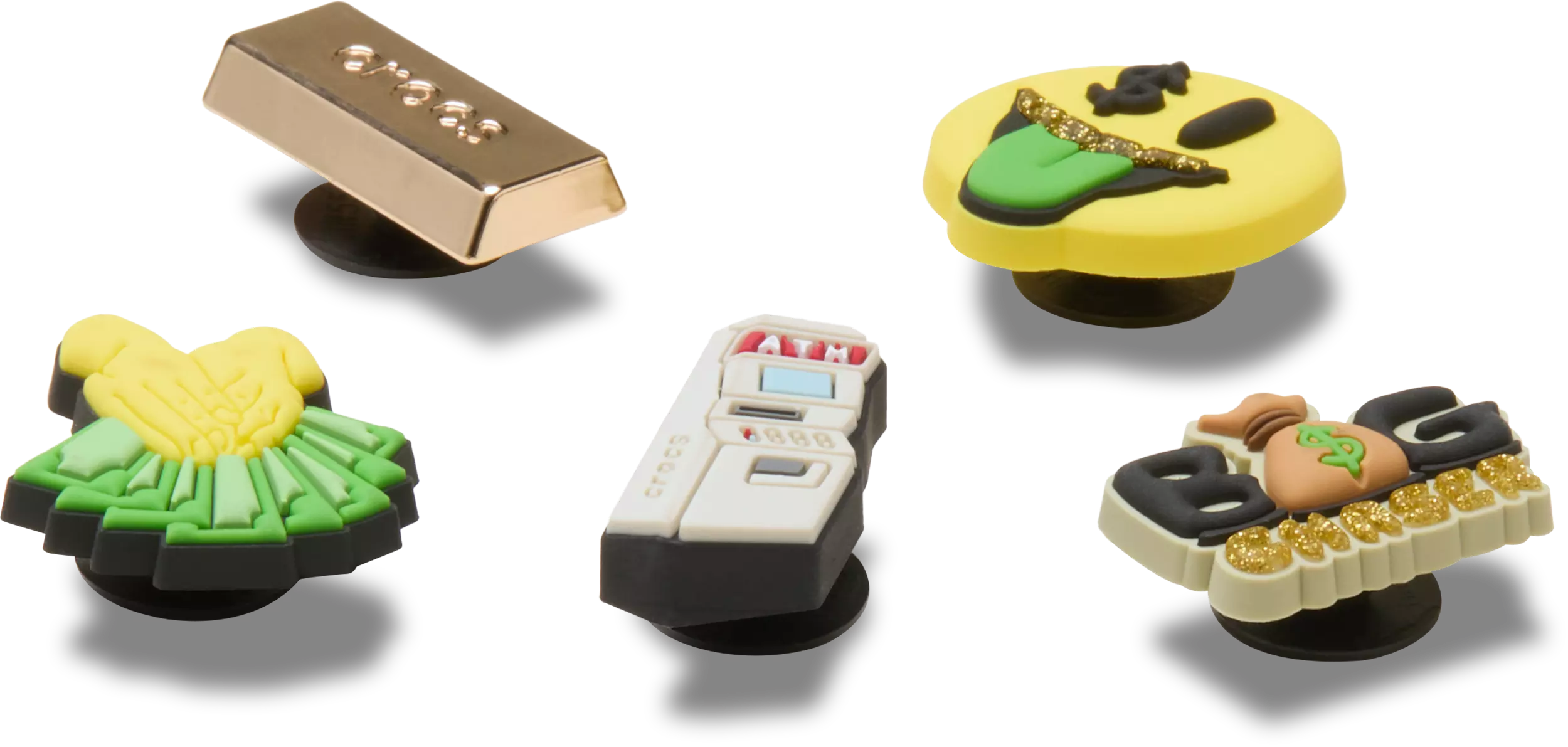 Crocs Bag Chaser Jibbitz Charms-5PK - MULTI-COLOR