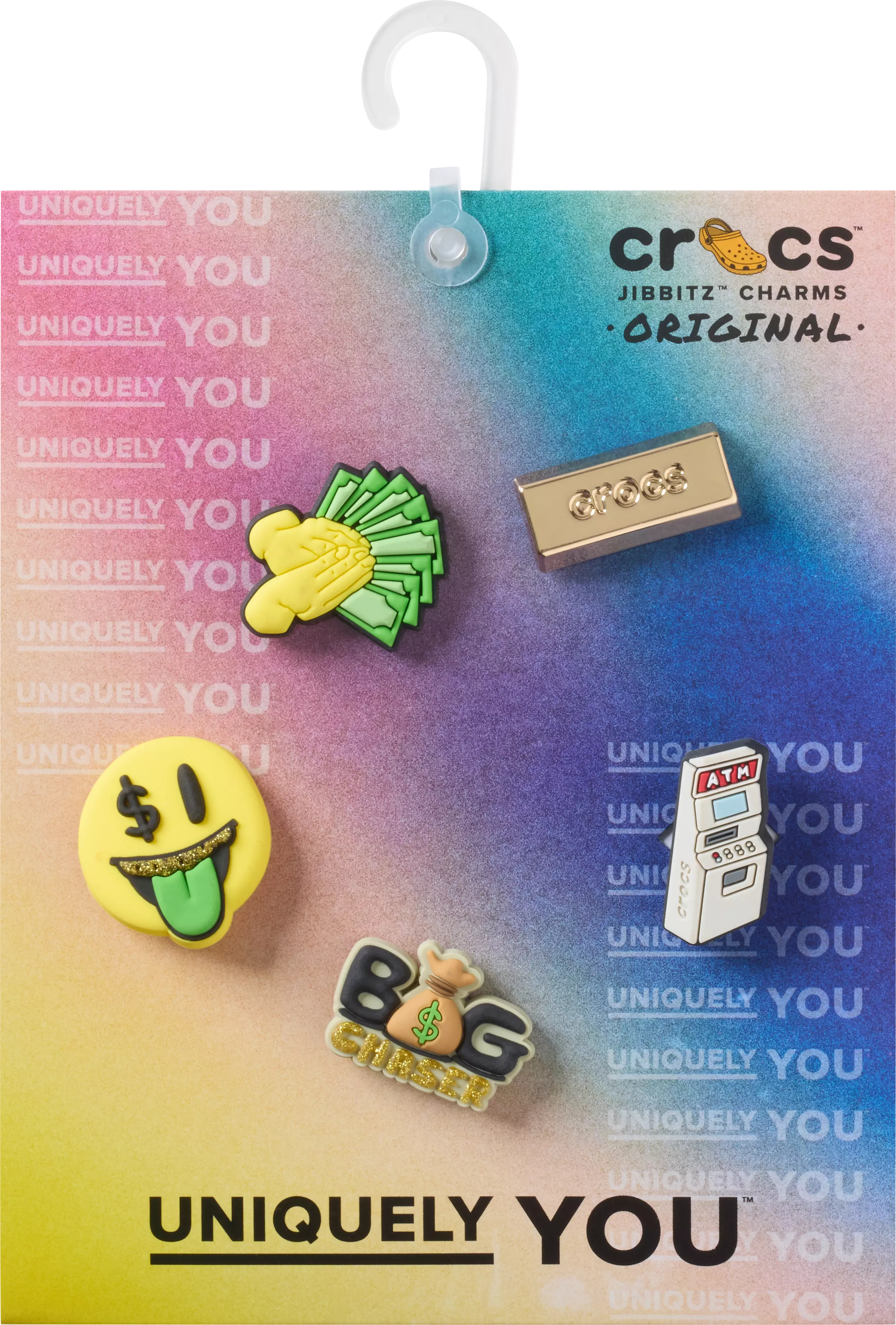 Crocs Bag Chaser Jibbitz Charms-5PK - MULTI-COLOR