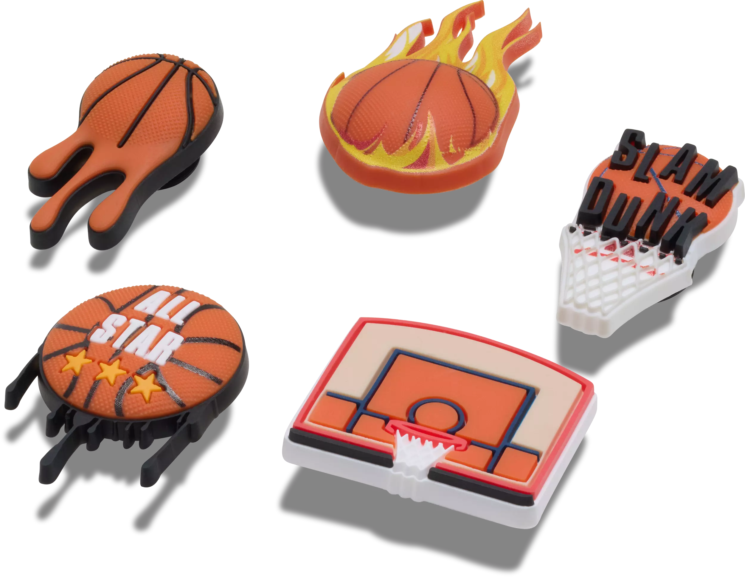 Crocs Basketball Vibes Jibbitz Charms-5PK - MULTI-COLOR